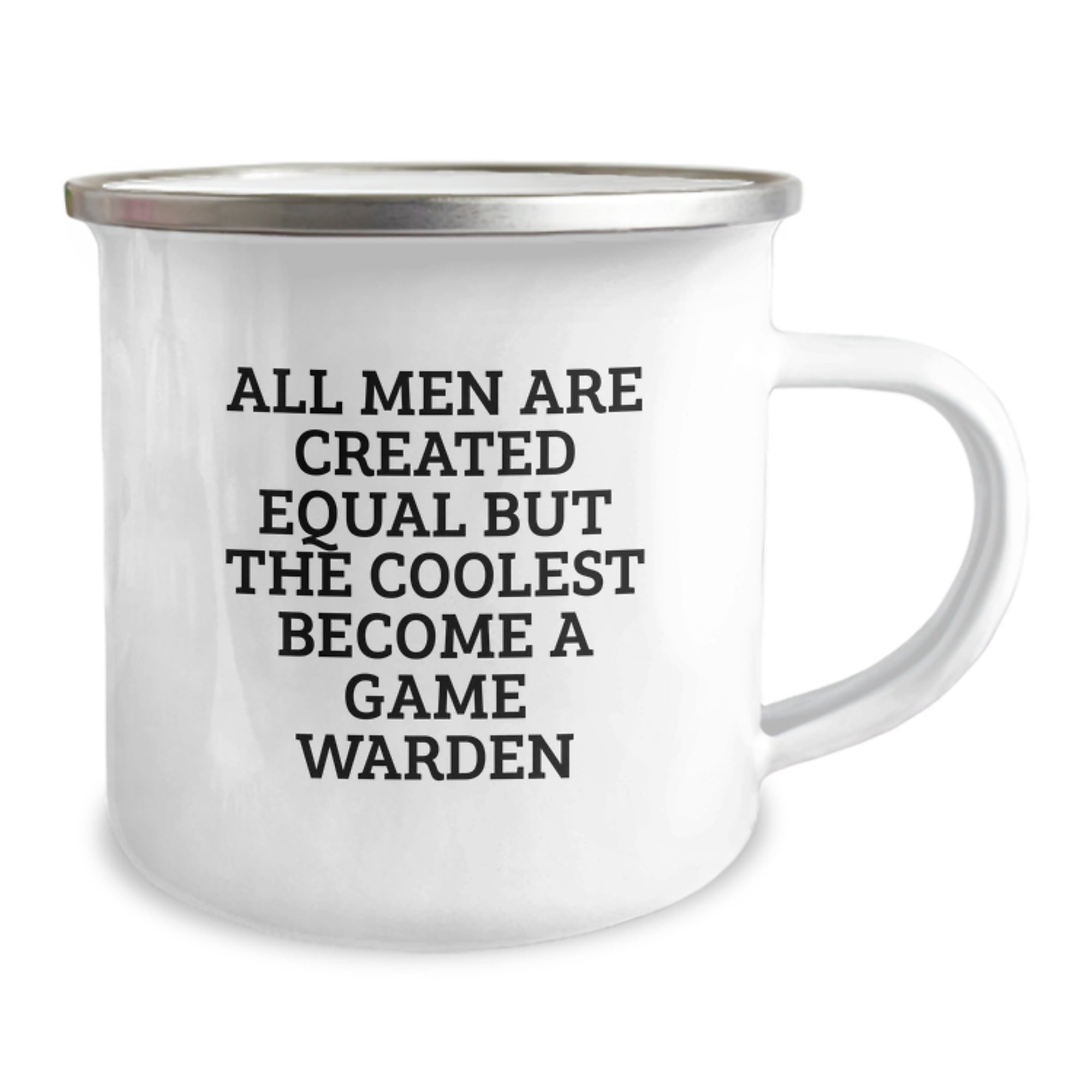 Game Warden Gift for Him - All Men Are Created Equal Keepsake Camping - Image 2
