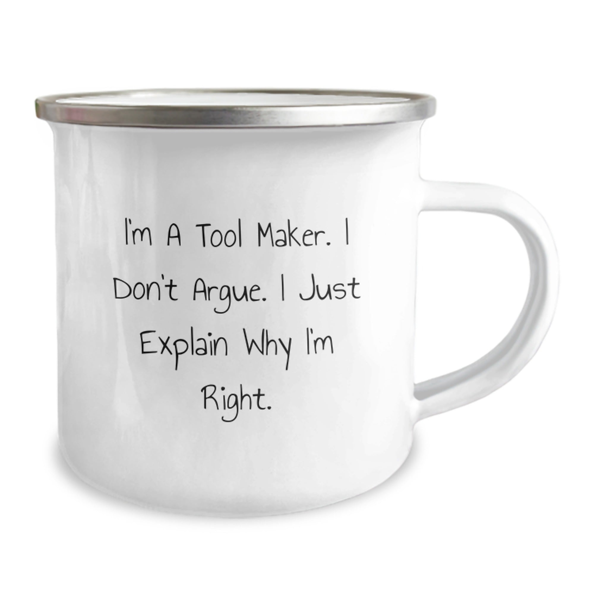 Tool Maker Gifts from Friends - Camping Mug for Tool Maker Graduation Unique Gifts - Funny Quote I'm A Tool Maker - Tool Maker Camping Mug for Tool Makers - Image 2