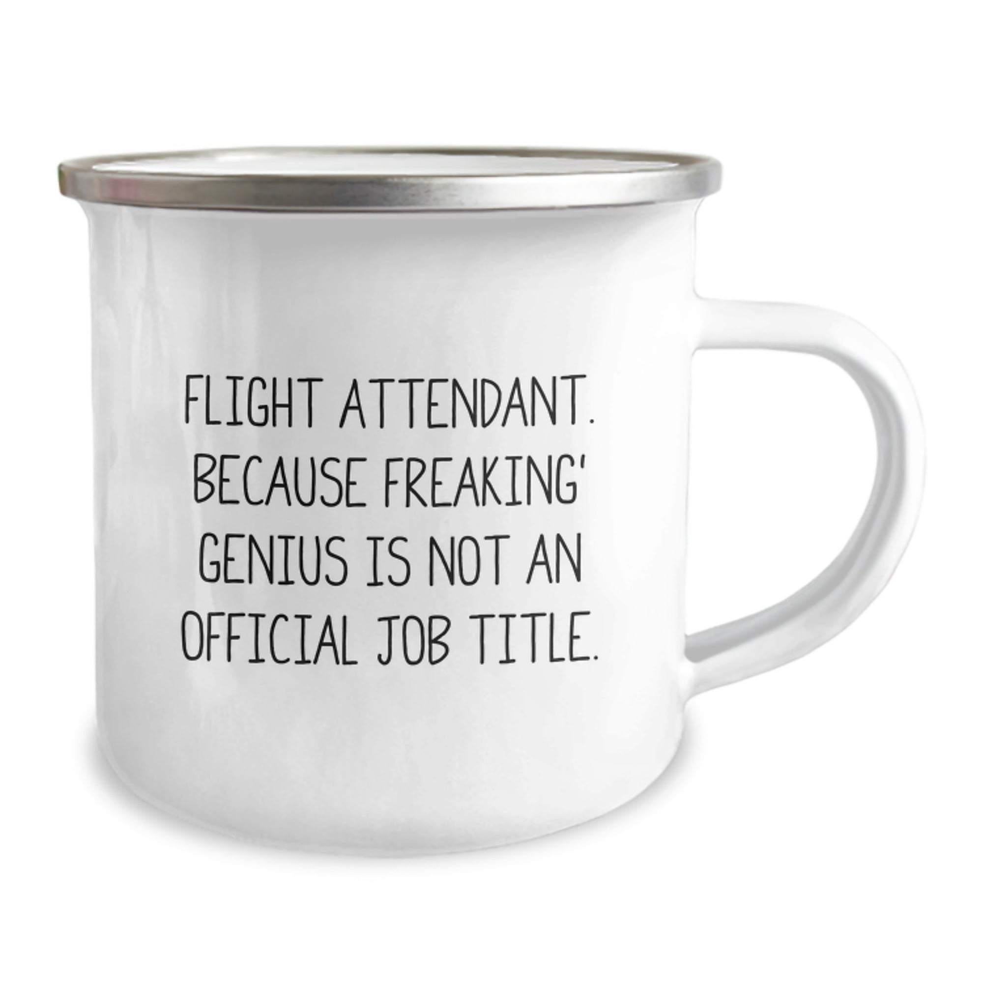 Flight Attendant Keepsake Camping Mug for Him Birthday Gift Stainless - Image 2