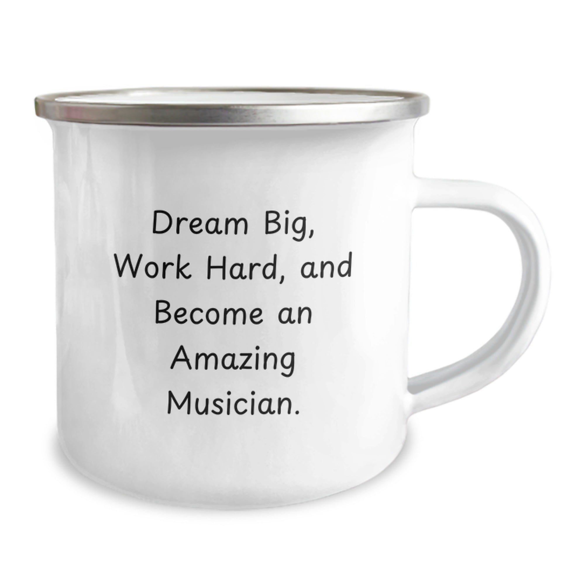 Dream Big Funny Camping Mug Gifts for Musician Friends Family on Christmas Unique Presents - Image 2