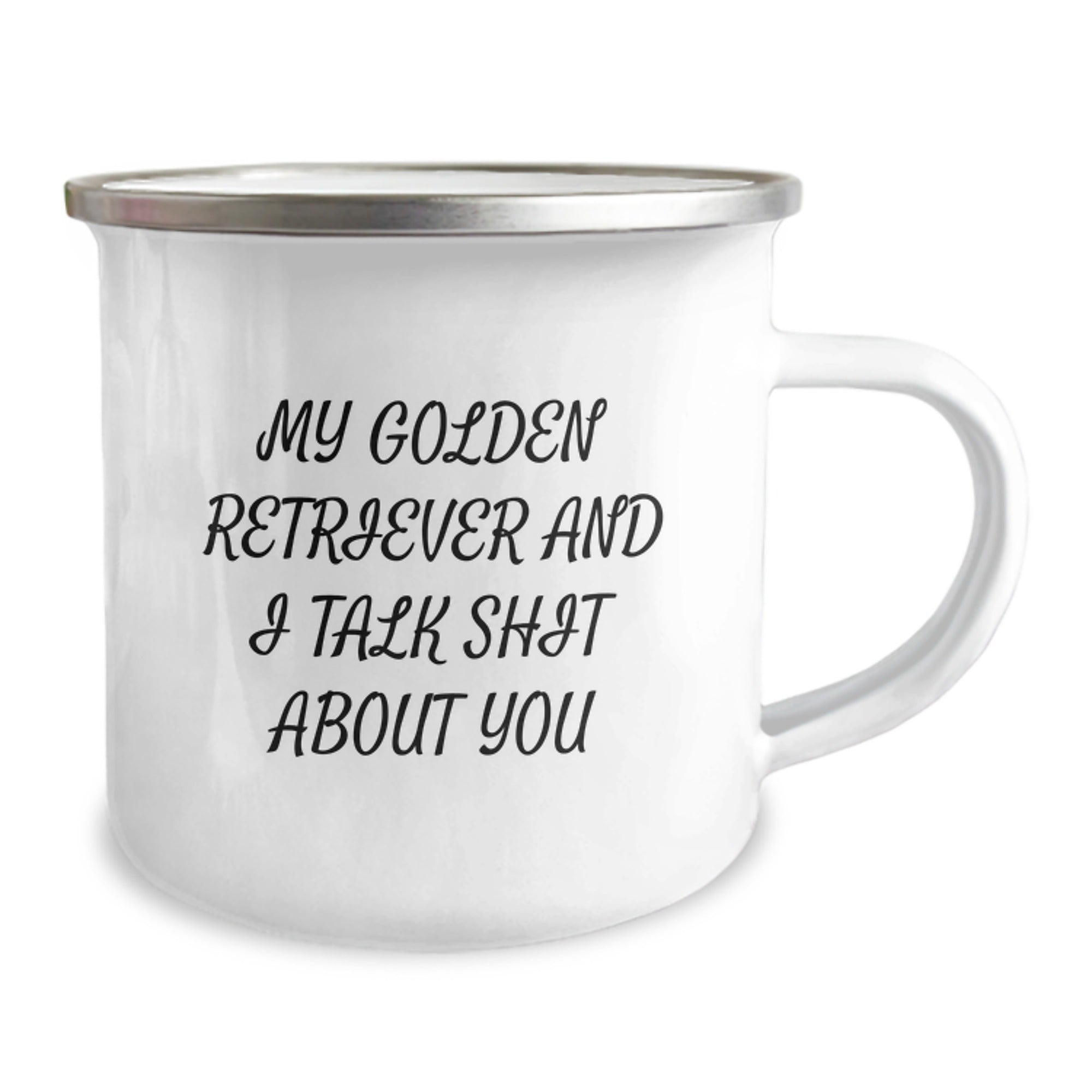 Funny Golden Retriever Dog Gifts for Friends from Men, Unique Camping Mug, Graduation Unique Gifts - Image 2