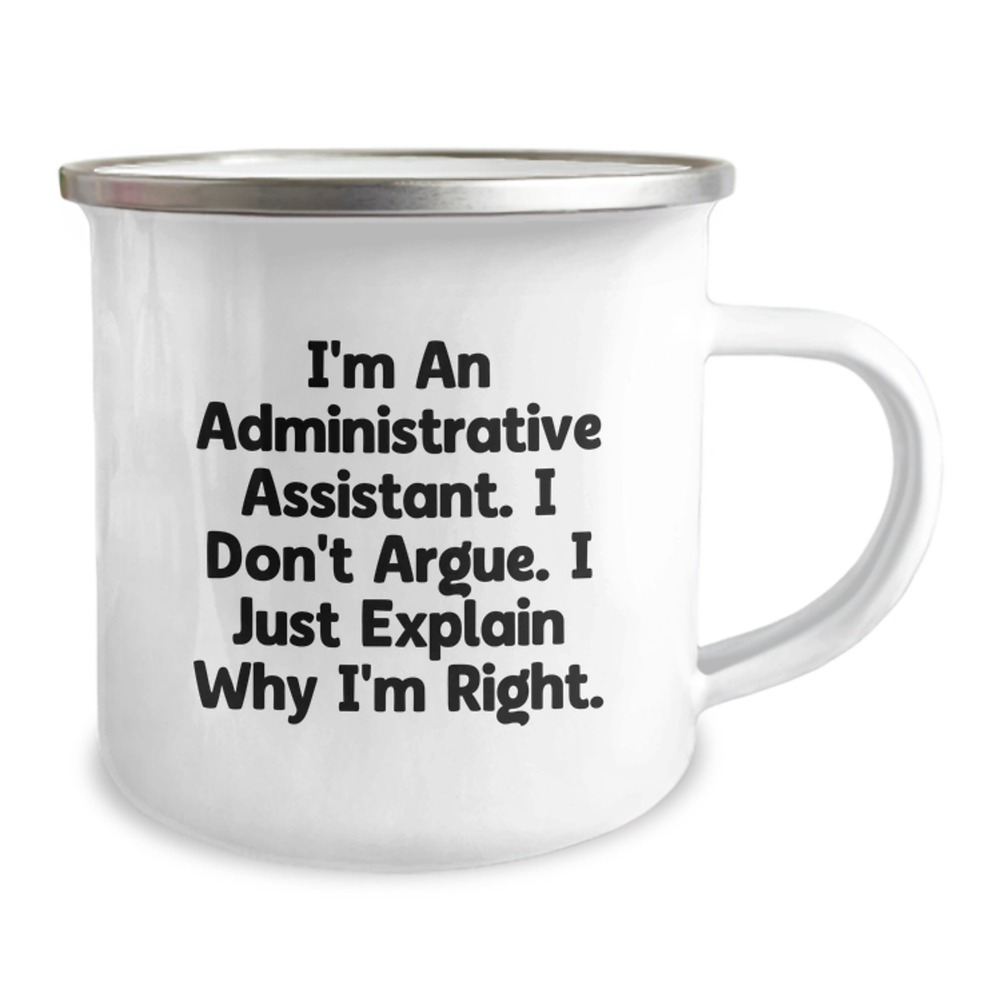 Administrative Assistant Gifts from Friends - Funny Camping Mug for Him or Her - Birthday Unique Gifts for Office Professionals - Image 2
