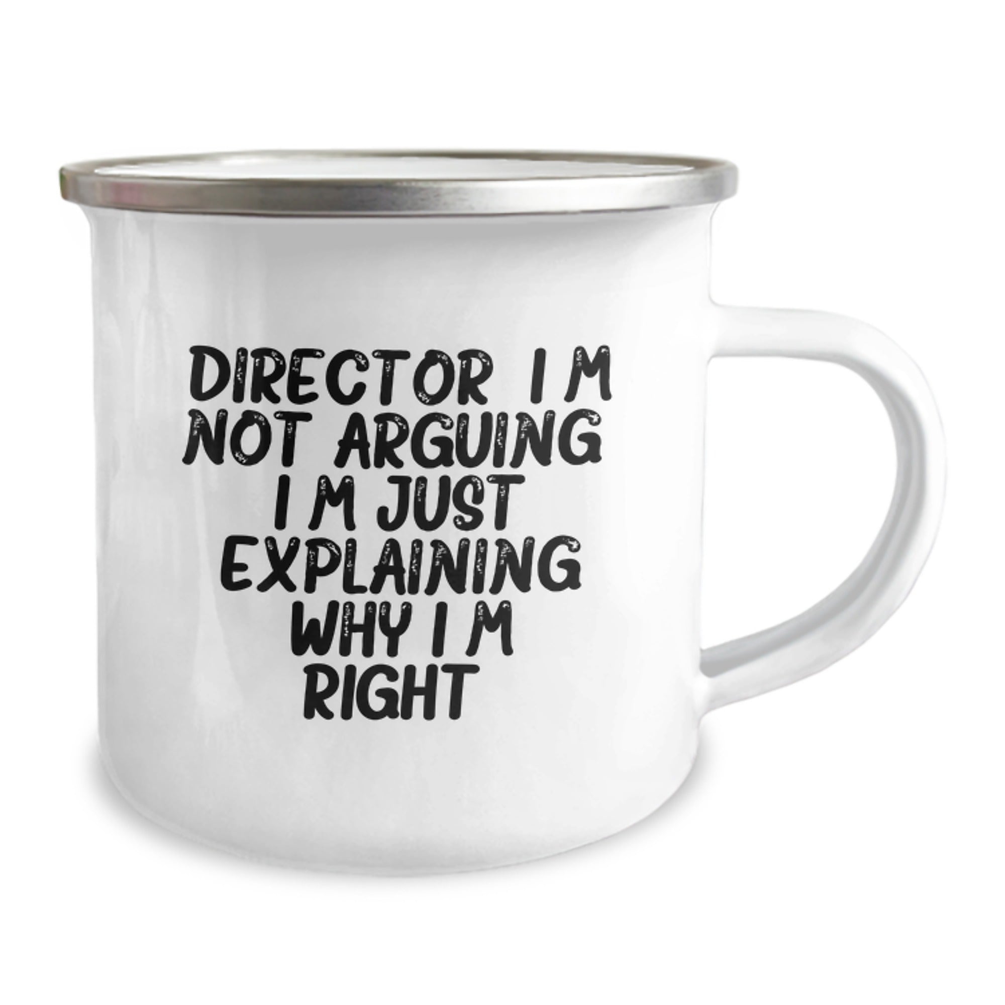 Funny Director Gifts from Friends - Camping Mug for Director, Explaining Why I'm Right - Unique Graduation Gifts for Men Directors - Image 2