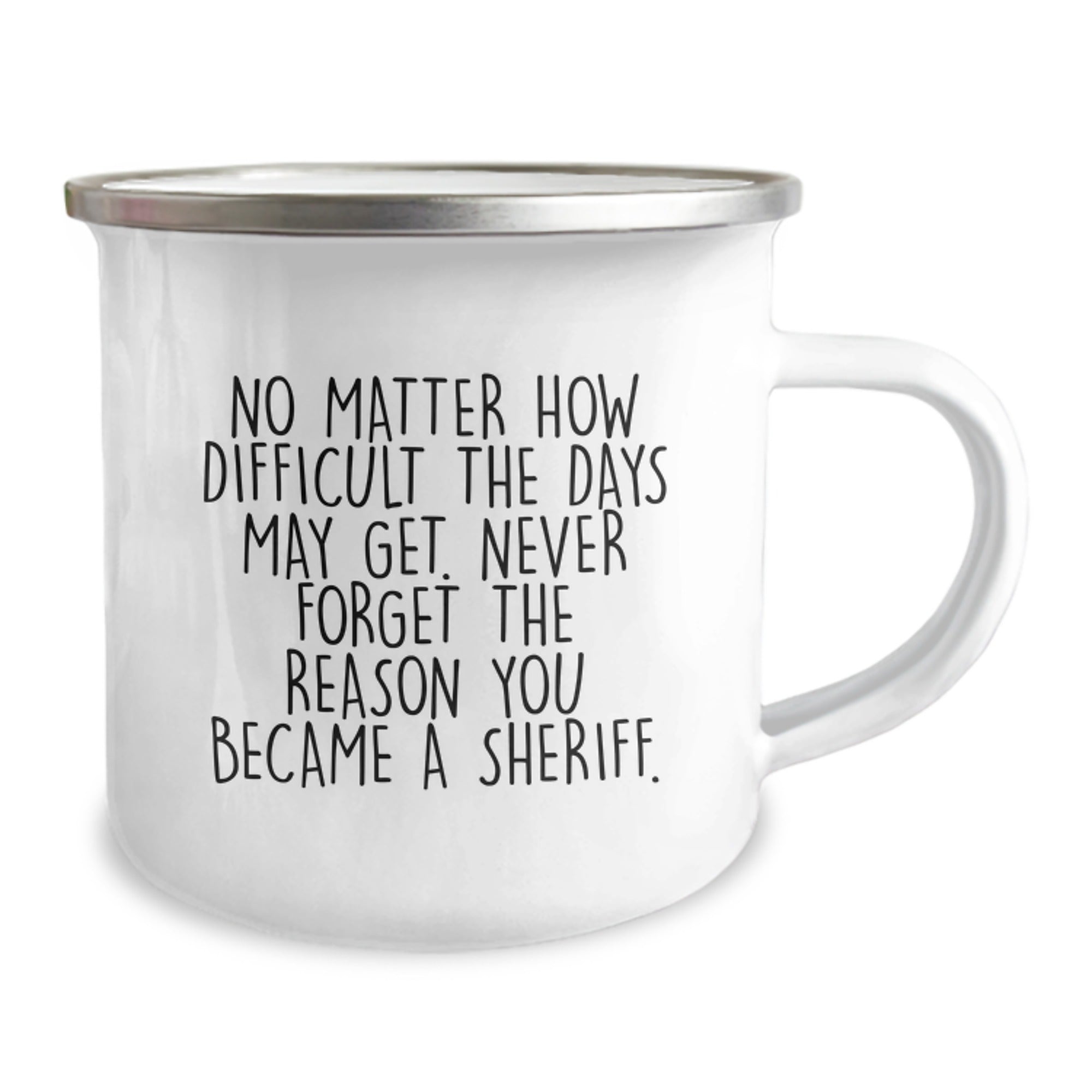 Funny Sheriff Gifts for Men, Funny Camping Mug for Sheriff Friends and Family, Graduation Unique Sheriff Mugs for Sheriff Lover - Image 2