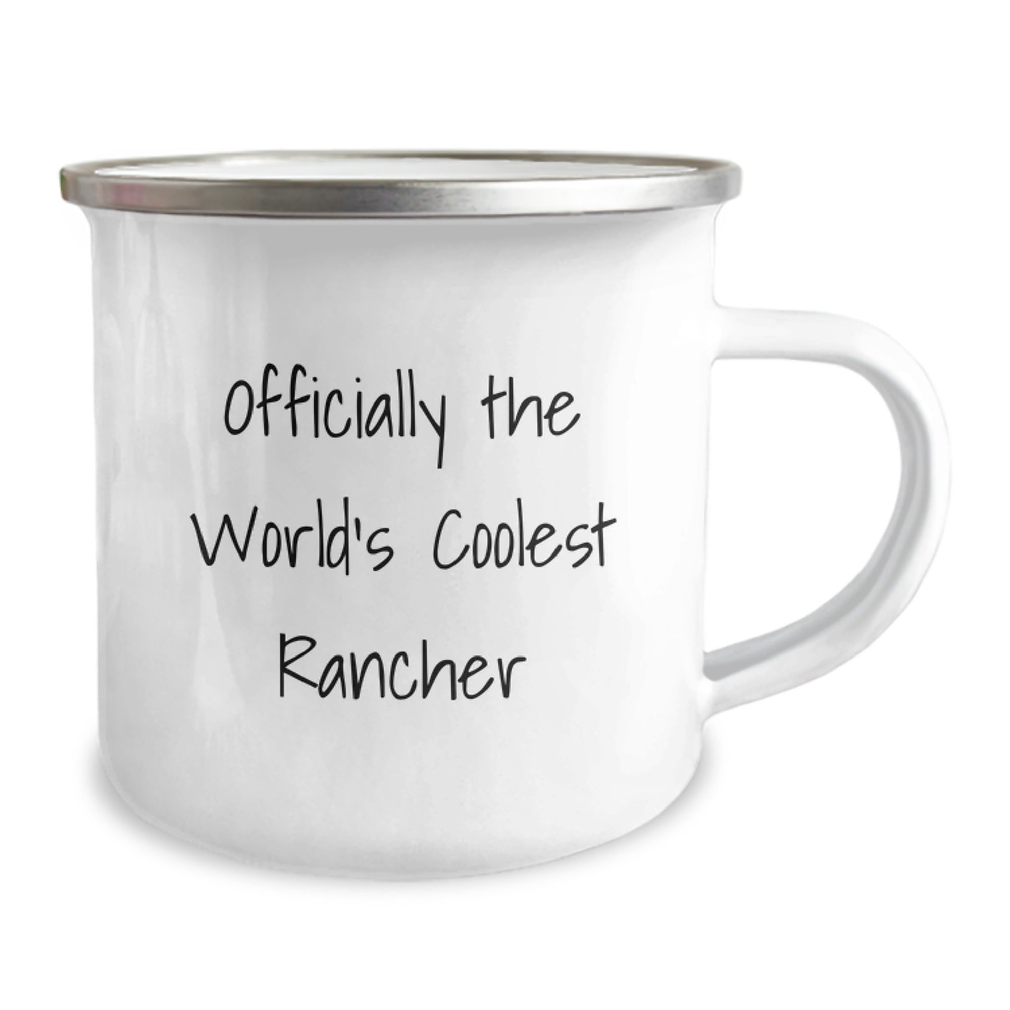 Rancher Camping Mug for Him Birthday Gift – The Coolest Rancher - Image 2