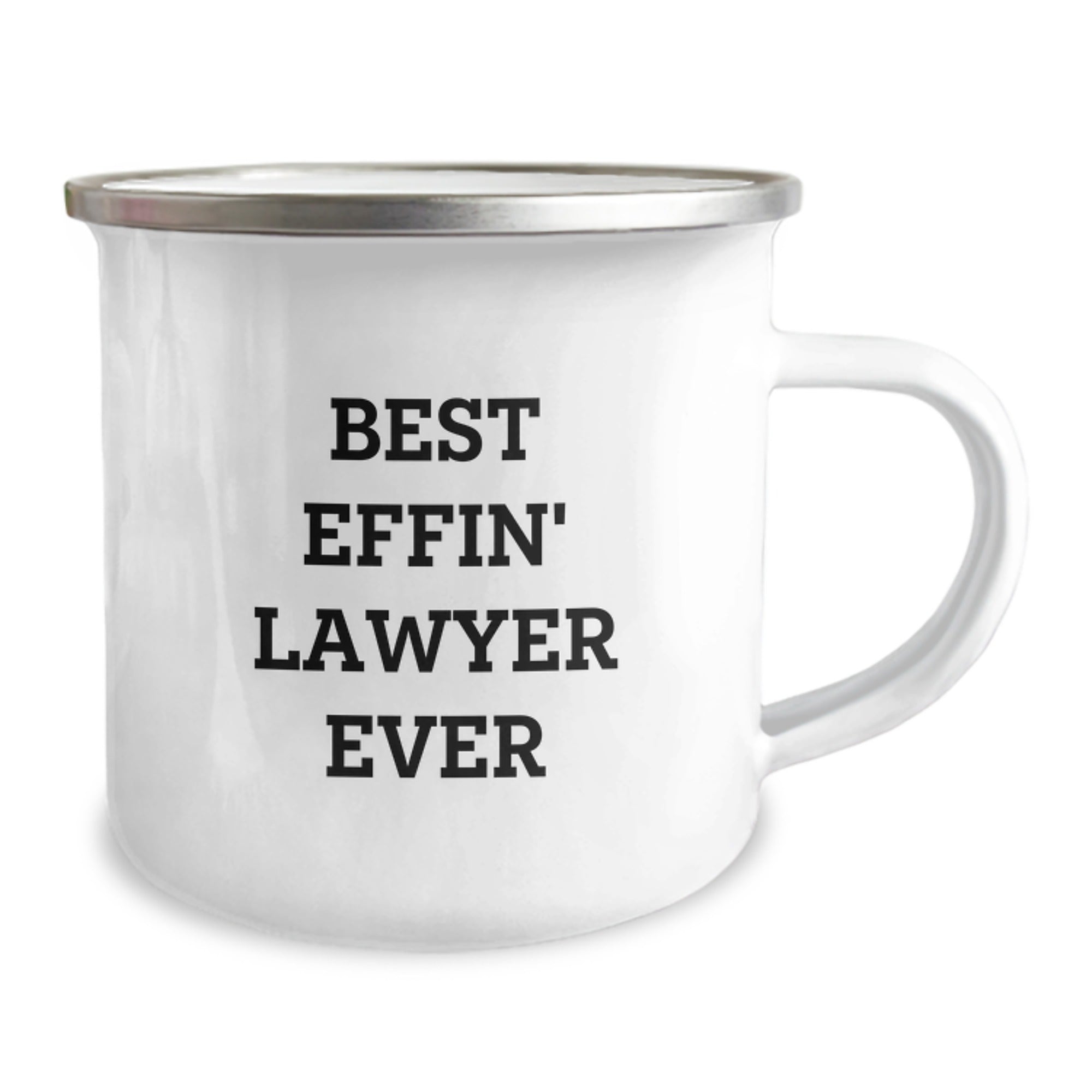 Funny Lawyer Gifts for Men from Friends - Best Effin' Lawyer Ever Camping Mug for Lawyer Friends - Unique Christmas Unique Gifts for Lawyer Coworkers - Image 2