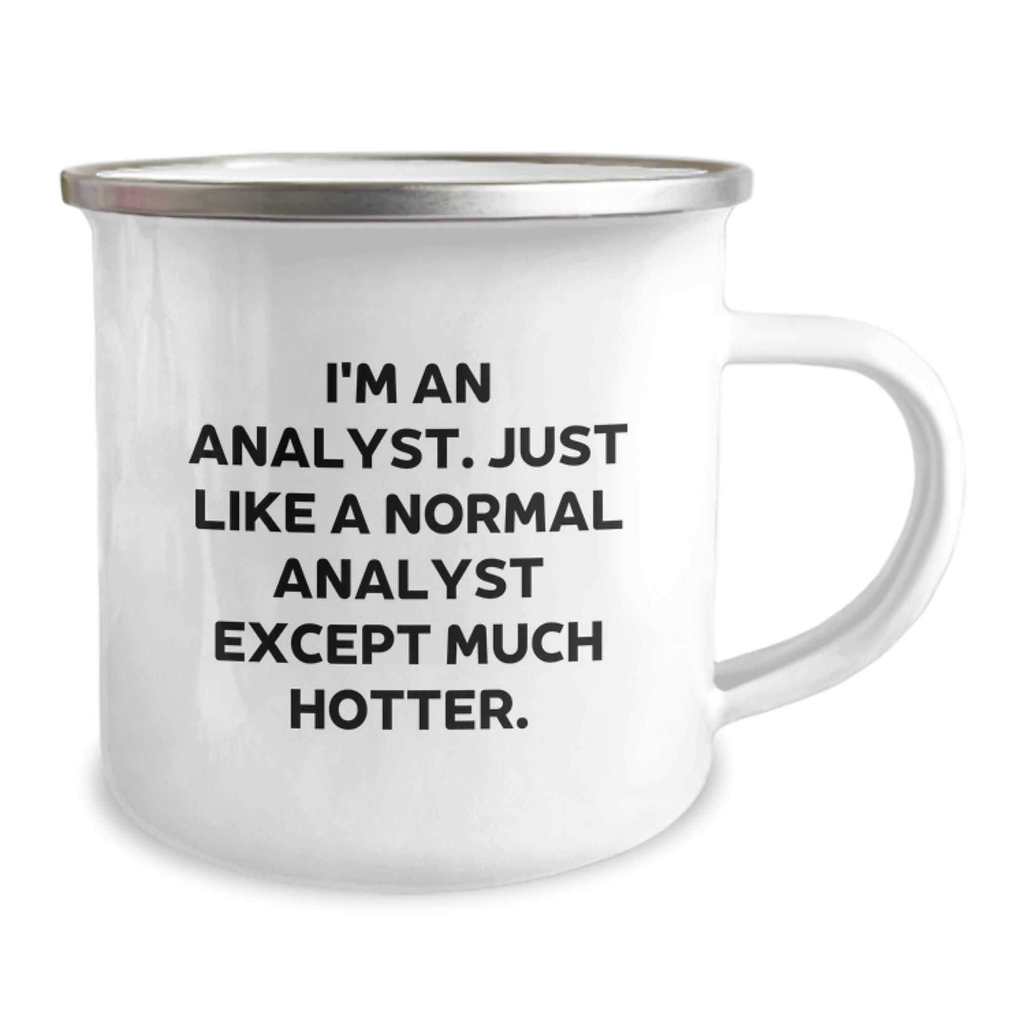 Analyst Gift for Him - A Humorous Keepsake Camping Mug - Image 2