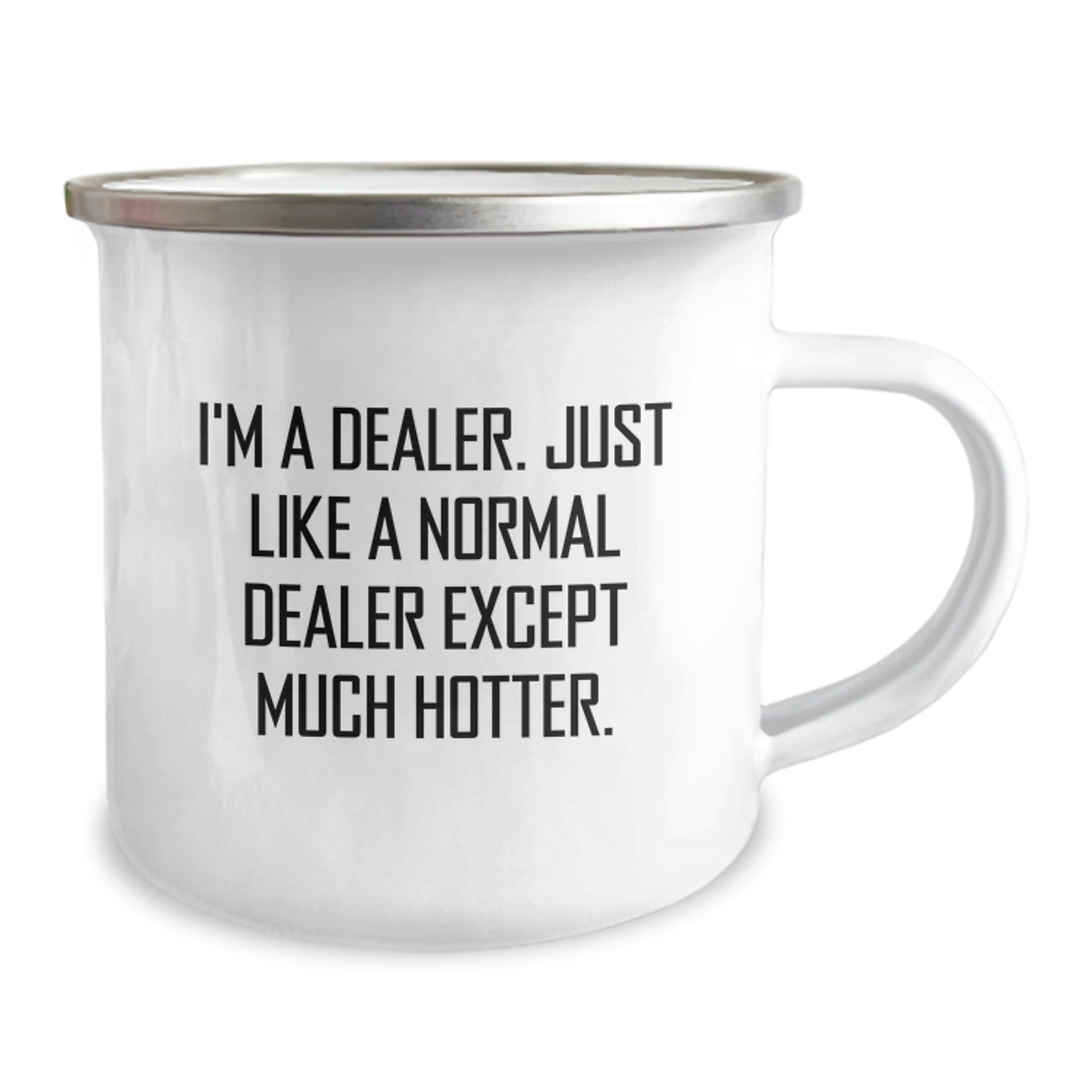 Christmas Gift for Her - A Playful Dealer Camping Mug Present - Image 2