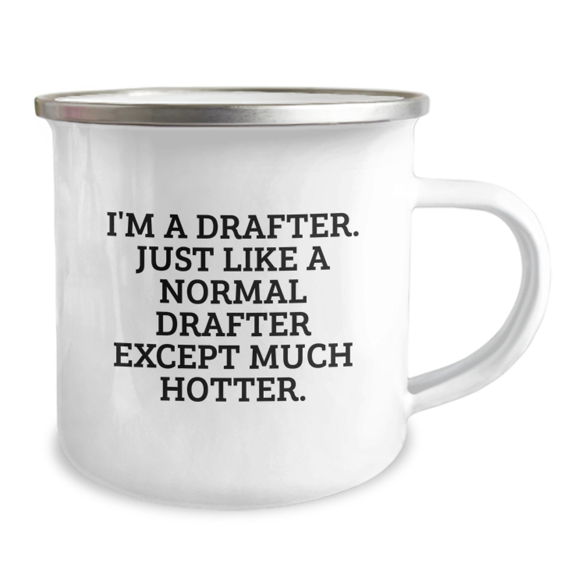 Funny Drafter Gifts from Men to Dad on Father's Day - I'm A Drafter Camping Mug - Image 2