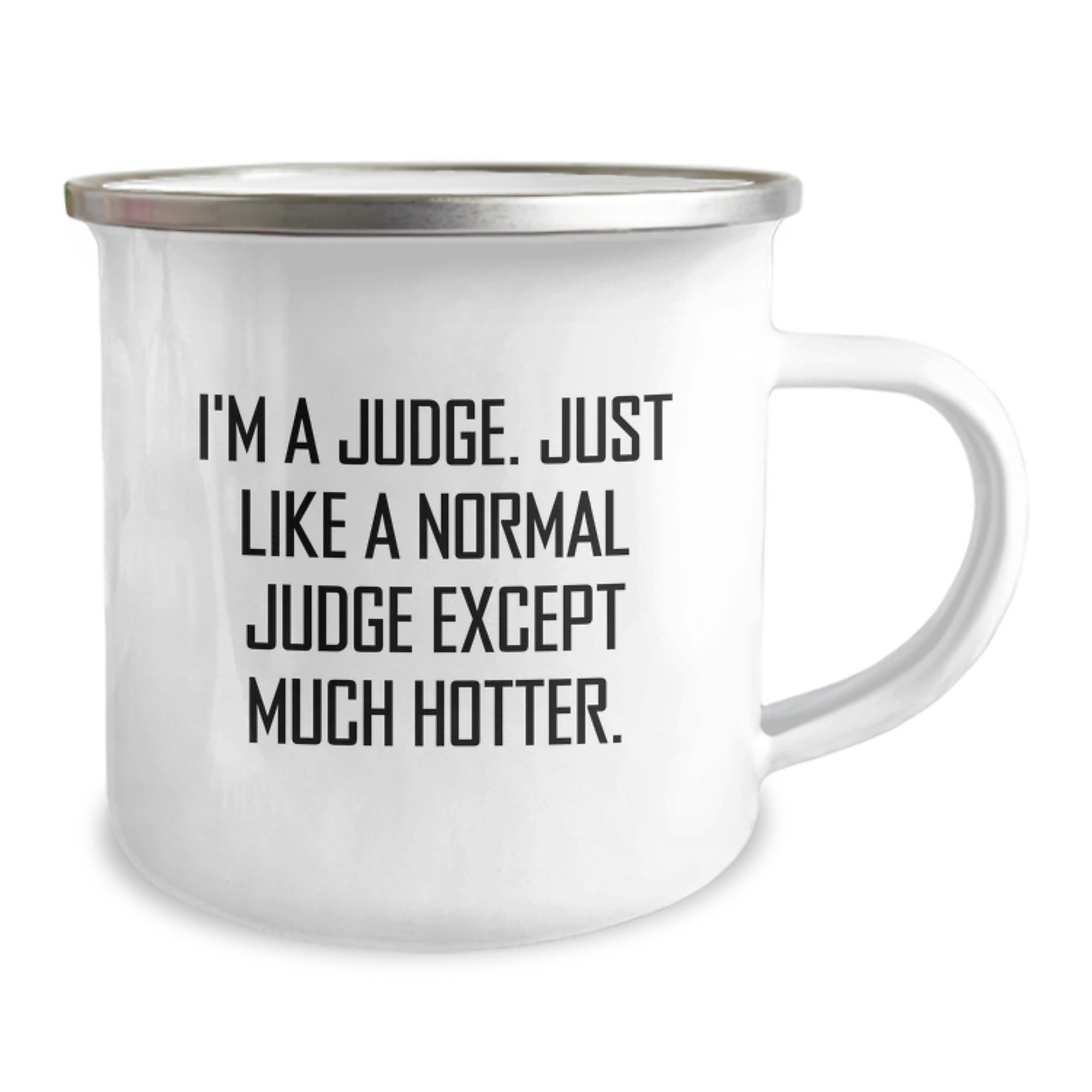 Christmas Gift for Her A Judge's Humorous Present - Camping Mug - Image 2