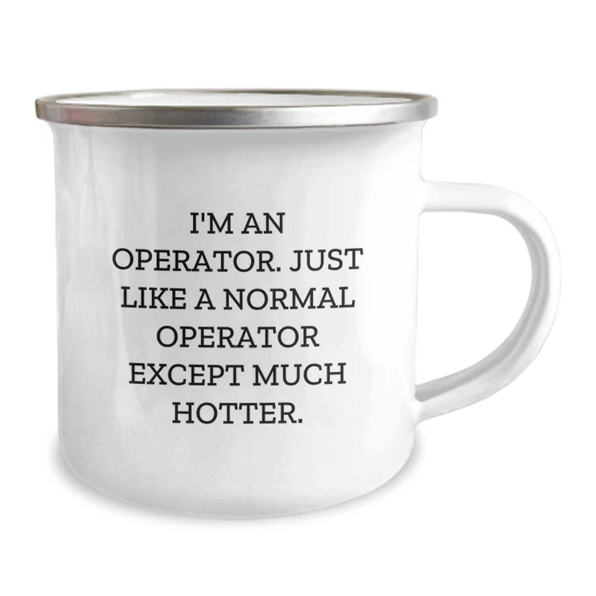 Operator Keepsake Camping Mug for Him Birthday Gift Sleek Stainless - Image 2