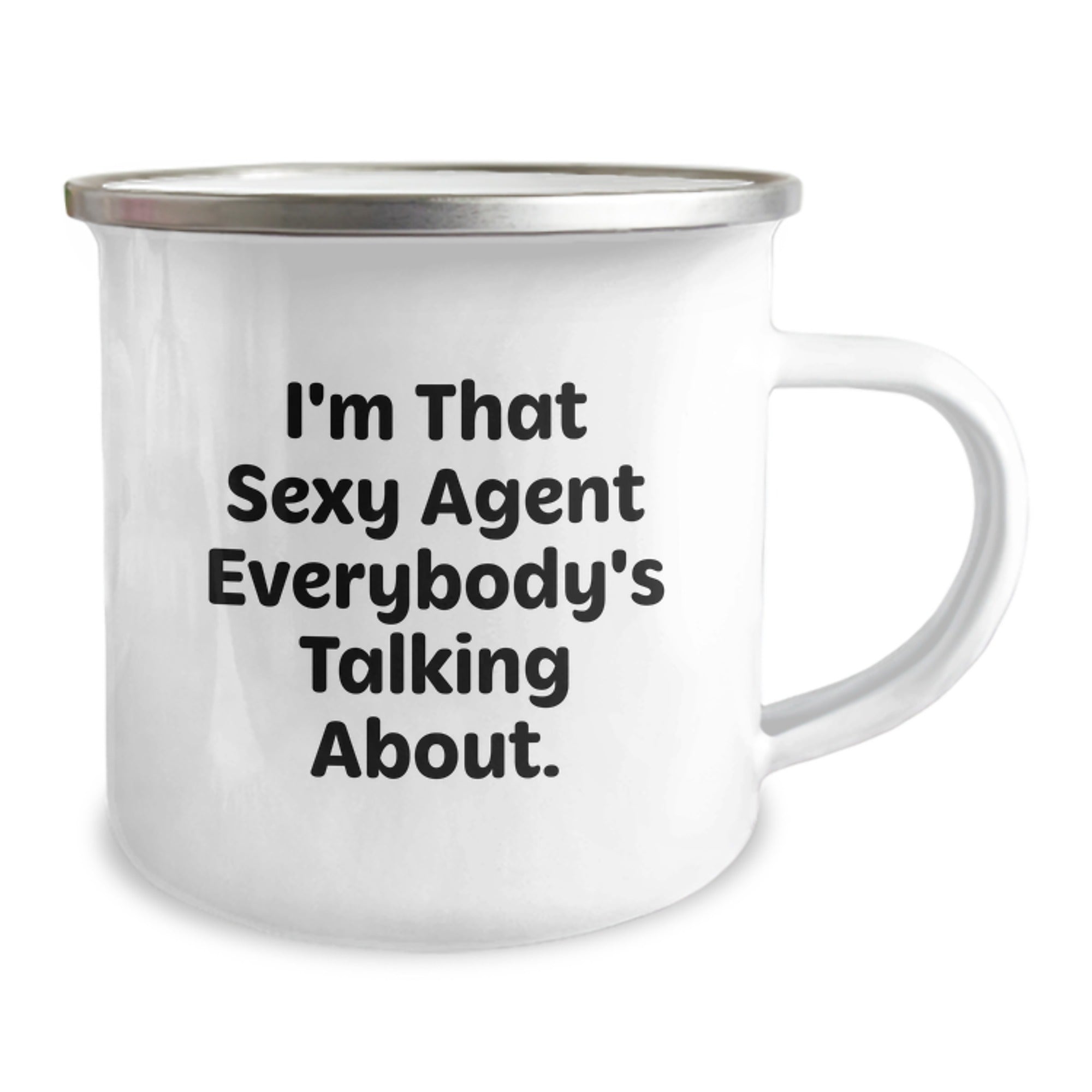 Funny Agent Camping Mugs, Gifts from Friends to Agent, Agent Christmas Unique Gifts for Agent - Image 2