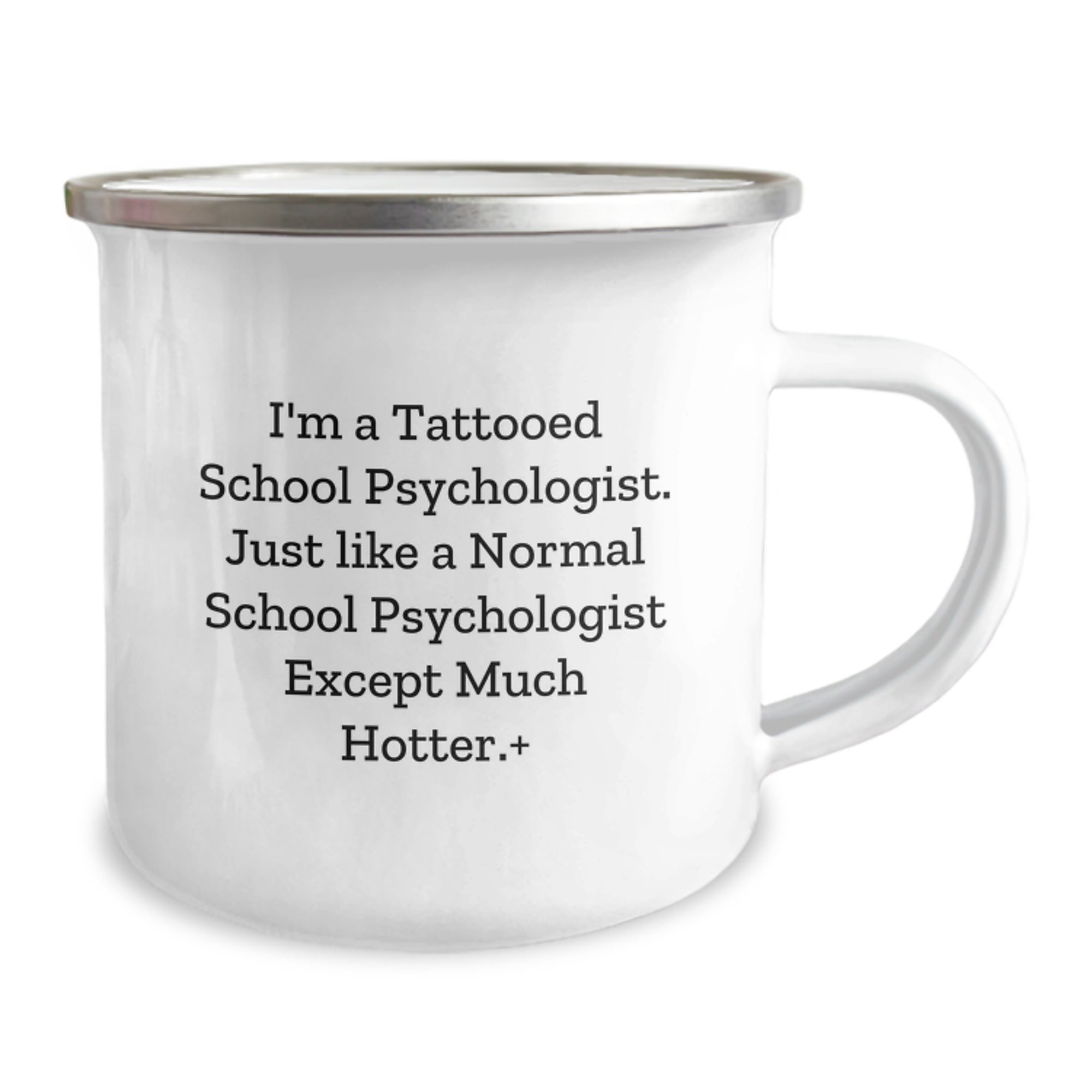 Funny School Psychologist Gifts for Birthday - I'm A Tattooed School Psychologist - Unique Camping Mug for School Psychologist Men and Women - Image 2