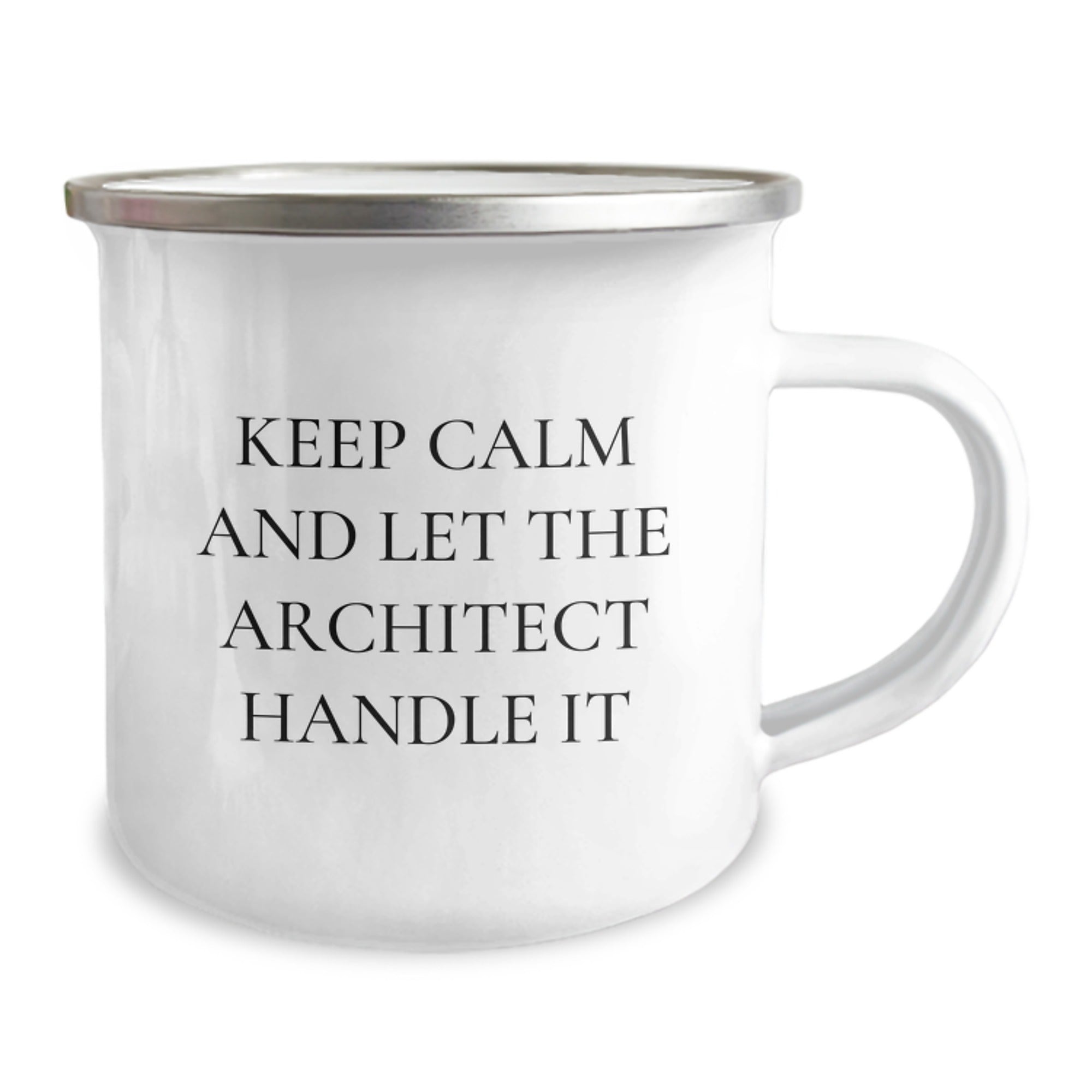 Funny Architect Gifts for Men, Keep Calm and Let Them Handle It Camping Mug, Unique Christmas Memorable Presents from Friends - Image 2