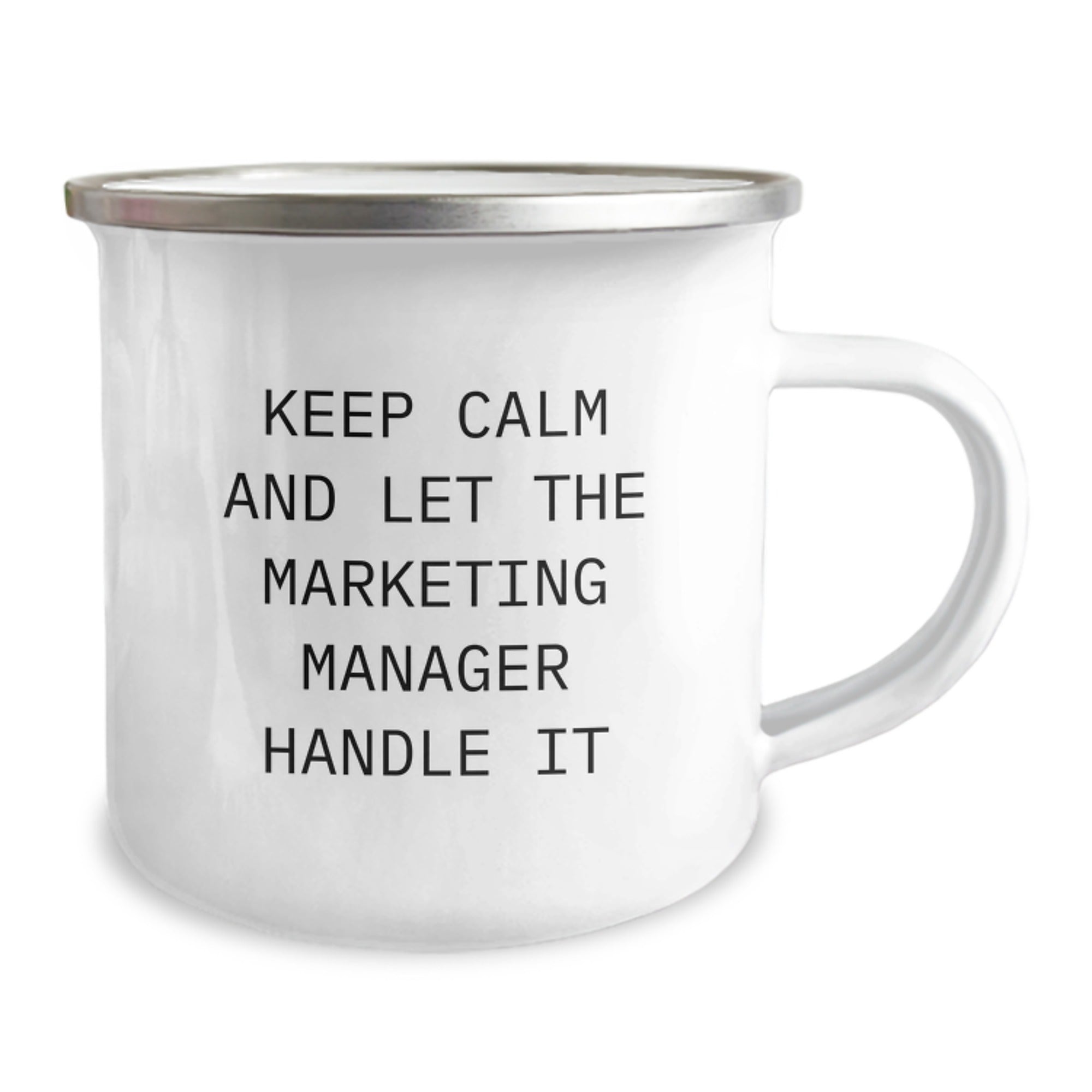 Funny Marketing Manager Keeps Calm Gifts for Men Christmas Camping Mugs from Friends - Image 2