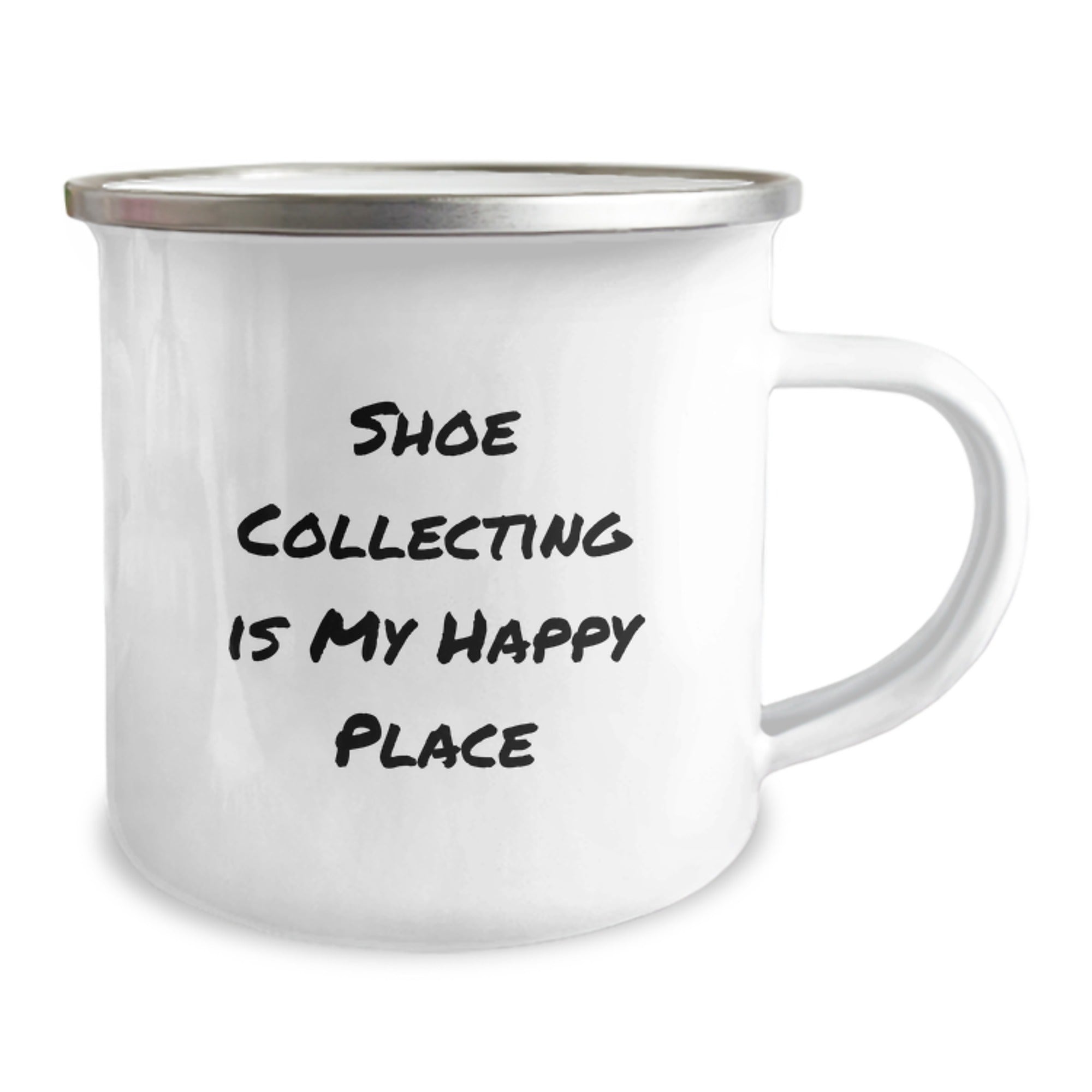 Shoe Collecting Keepsake Gift for Him - Happy Place Camping Mug - Image 2