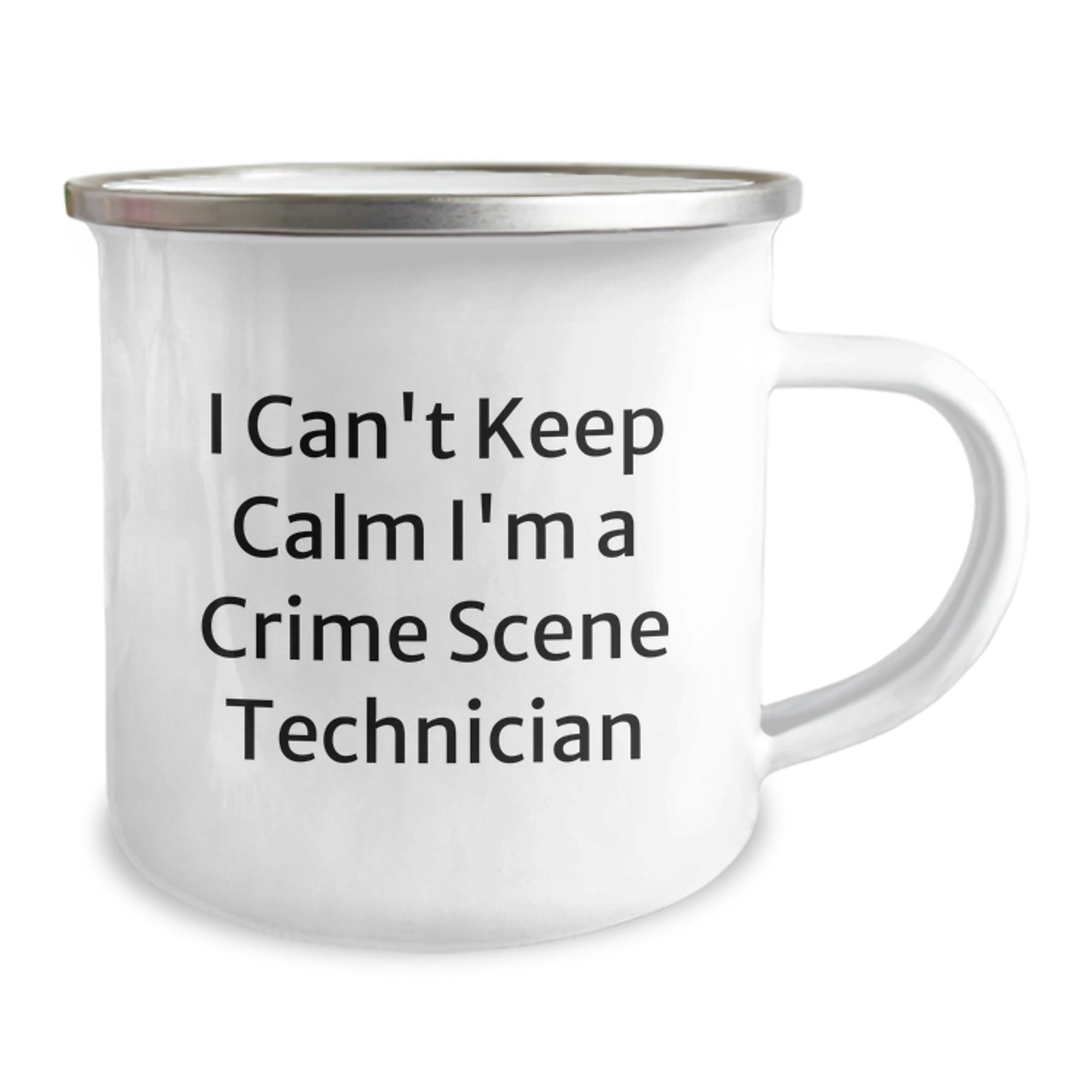 Funny Crime Scene Technician Gifts, Unique Christmas Unique Gifts for Crime Scene Technician, Camping Mug for Men, 'I Can't Keep Calm I'm A Crime Scene Technician' Quote - Image 2