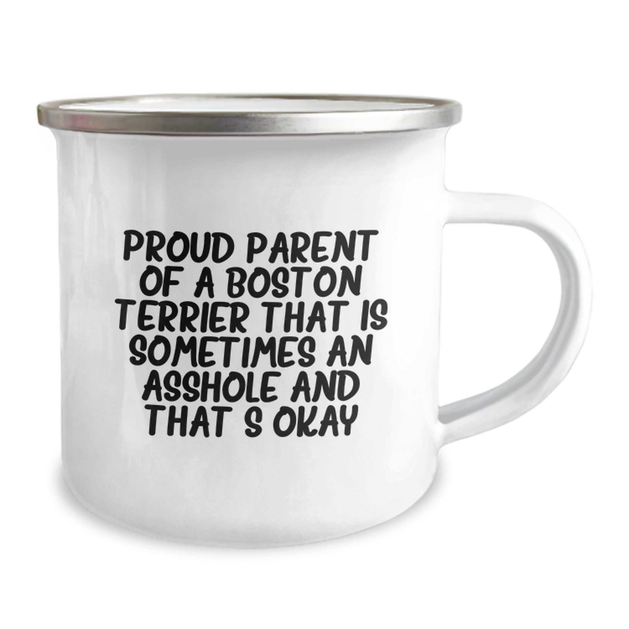 Boston Terrier Keepsake Camping Mug for Him Birthday Gift Boston Terrier - Image 2
