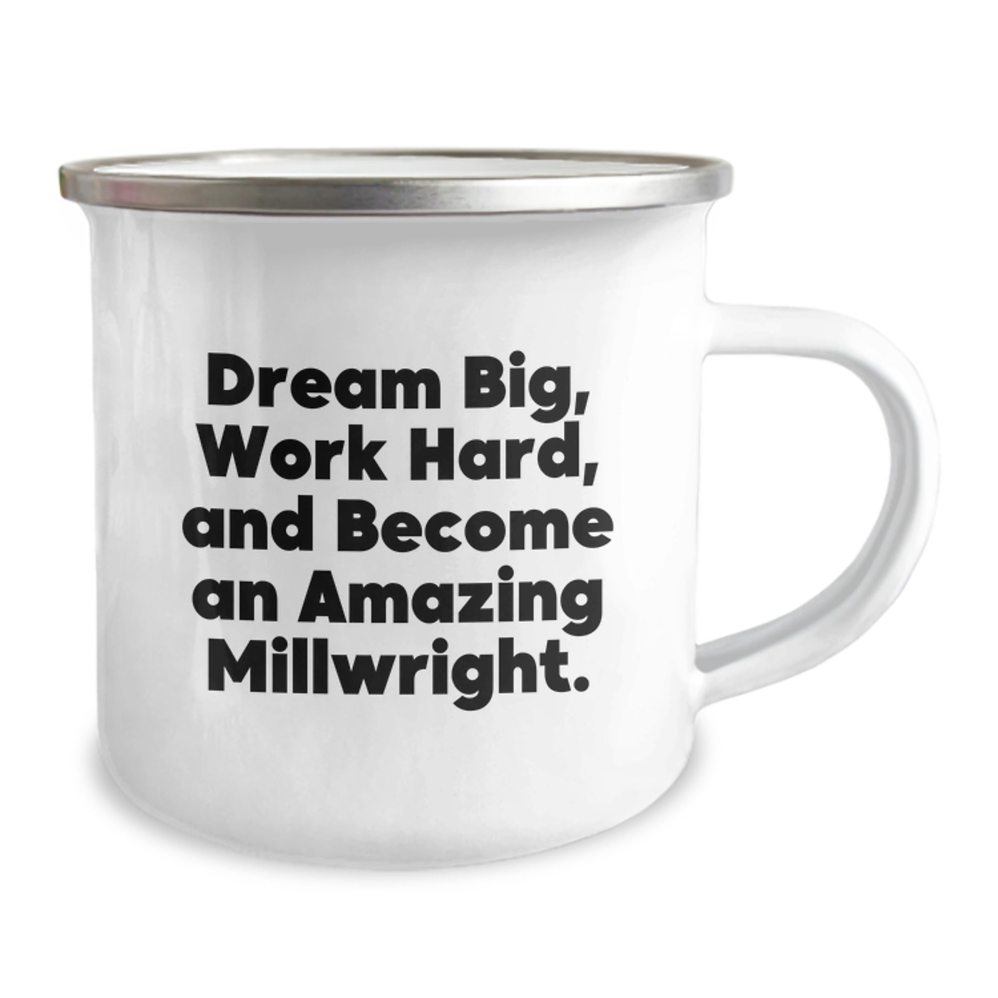 Unique Christmas Unique Gifts for Millwright Men from Friends and Family - Funny Inspiration Camping Mug - Image 2