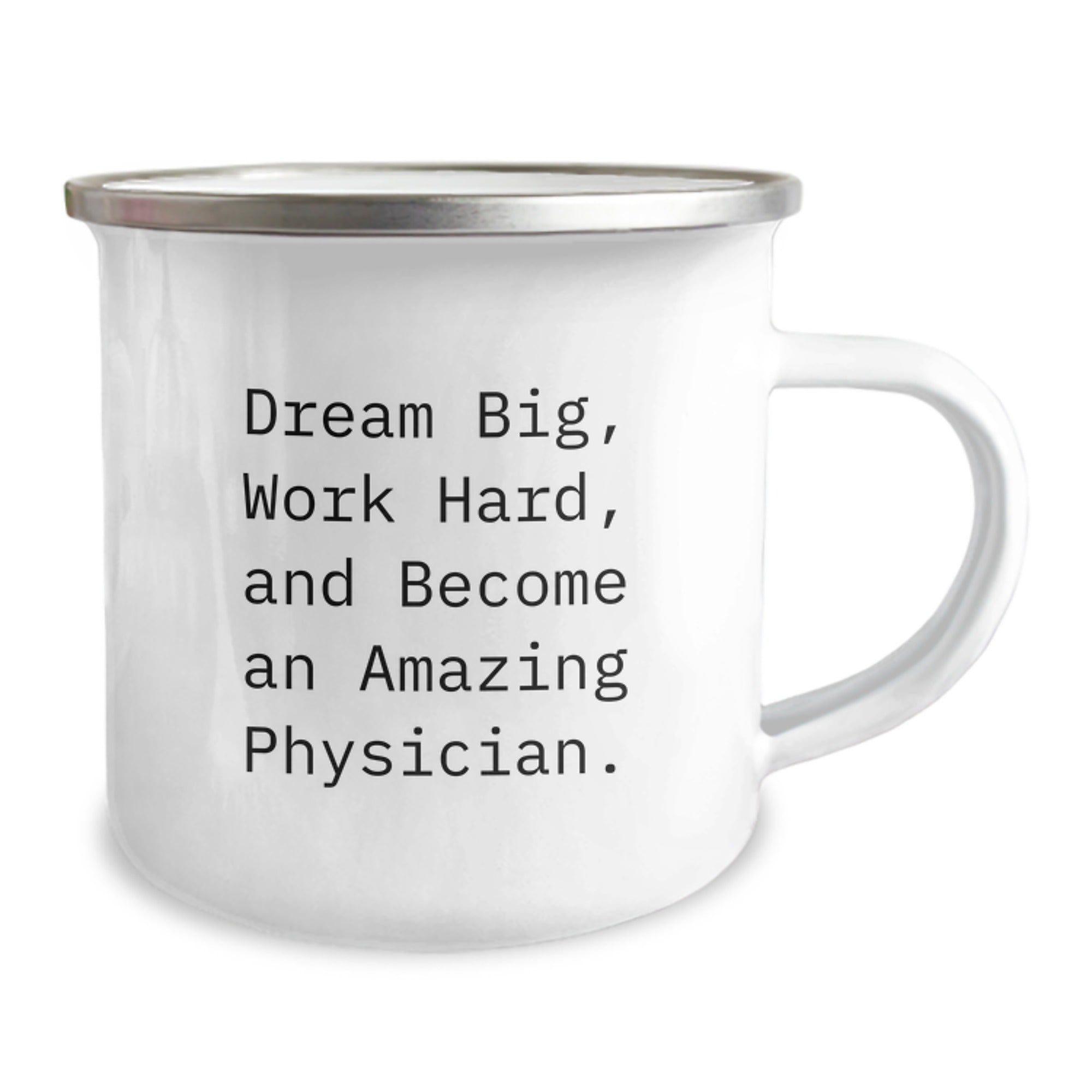 Funny Physician Gifts from Men to Friends - Camping Mug for Christmas Unique Ideas - Dream Big Work Hard Become Amazing - Image 2