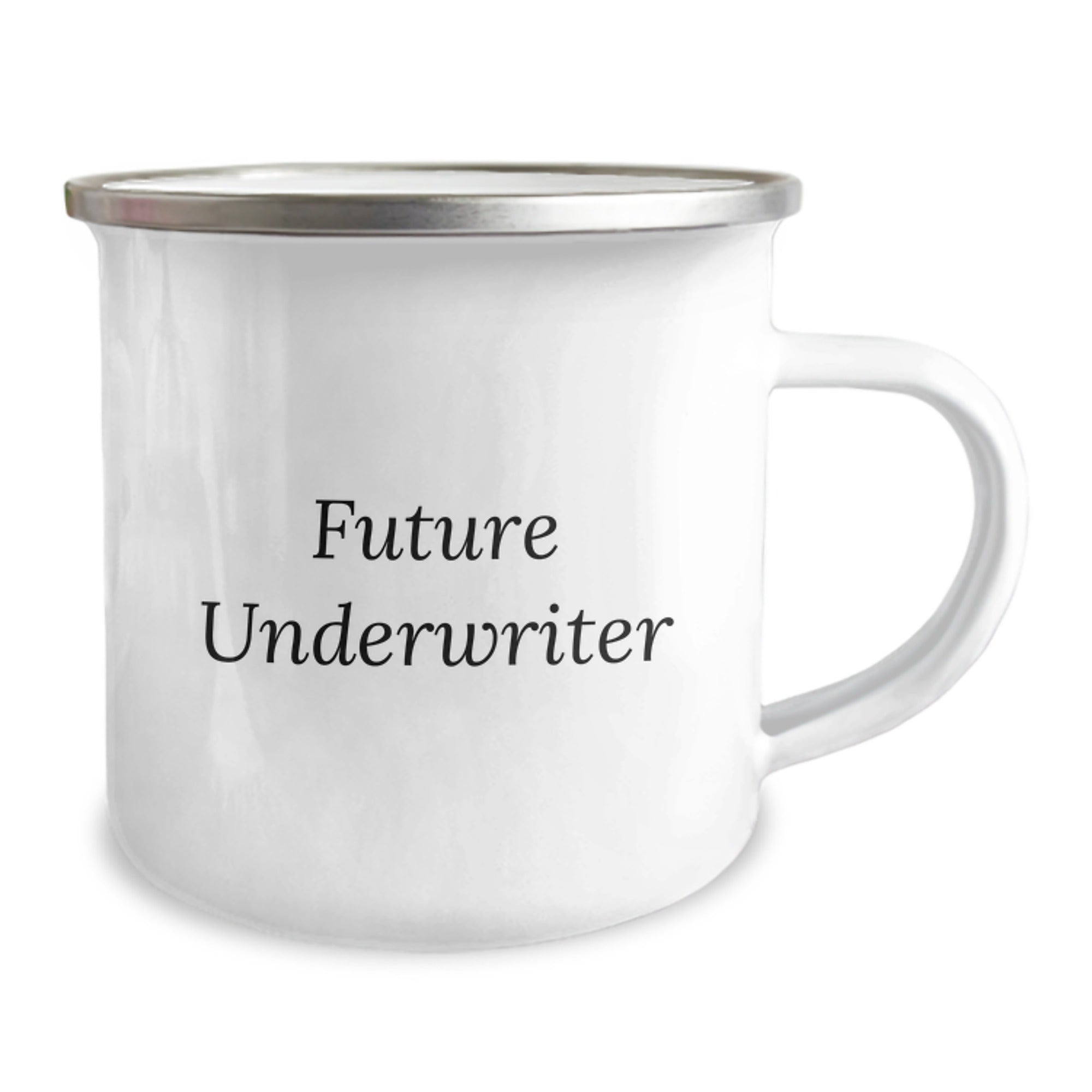 Underwriter Gifts from Family, Funny Quote Future Underwriter Camping Mug for Men, Unique Christmas Unique Gifts - Image 2