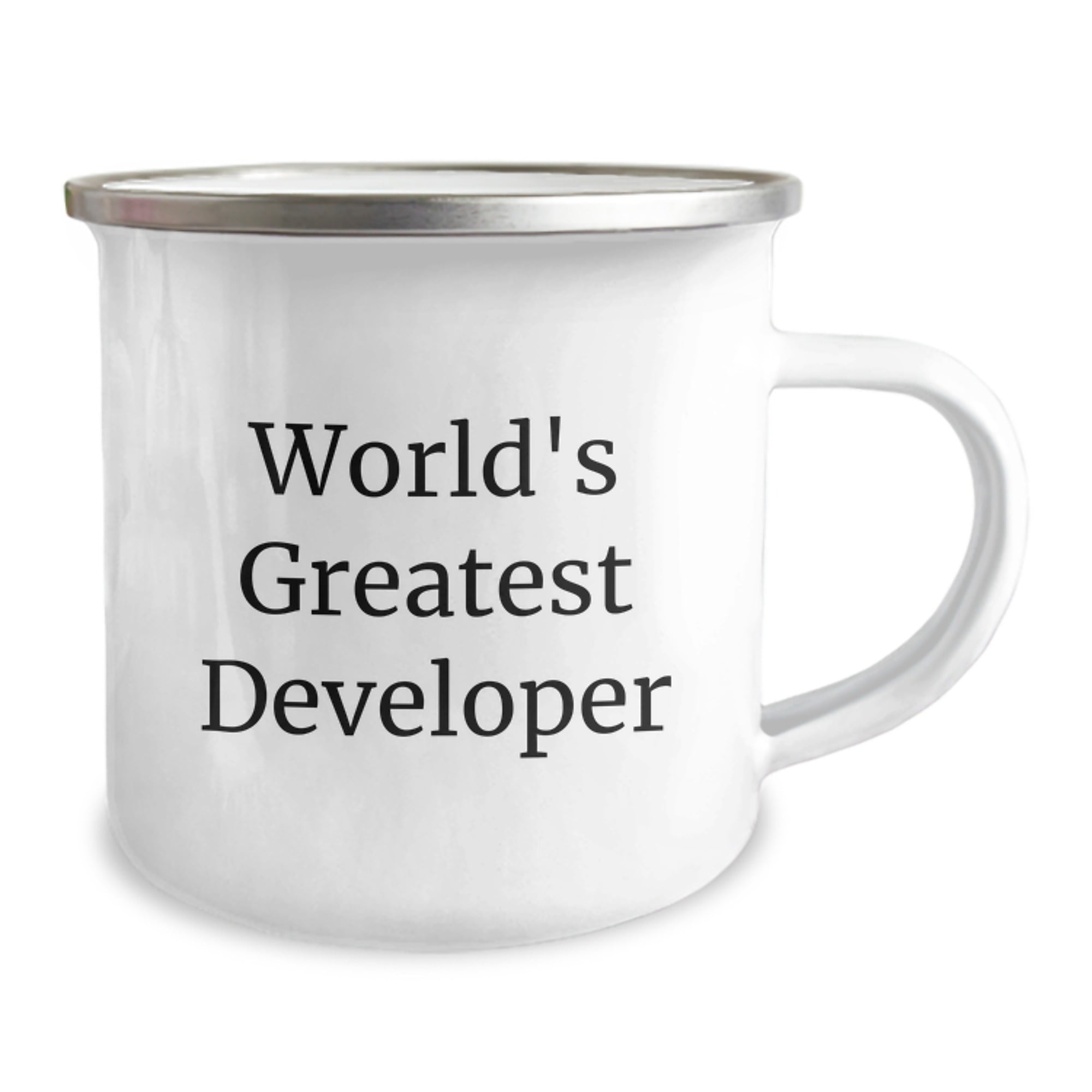 Developer Keepsake Camping Mug for Him Birthday Gift - Image 2