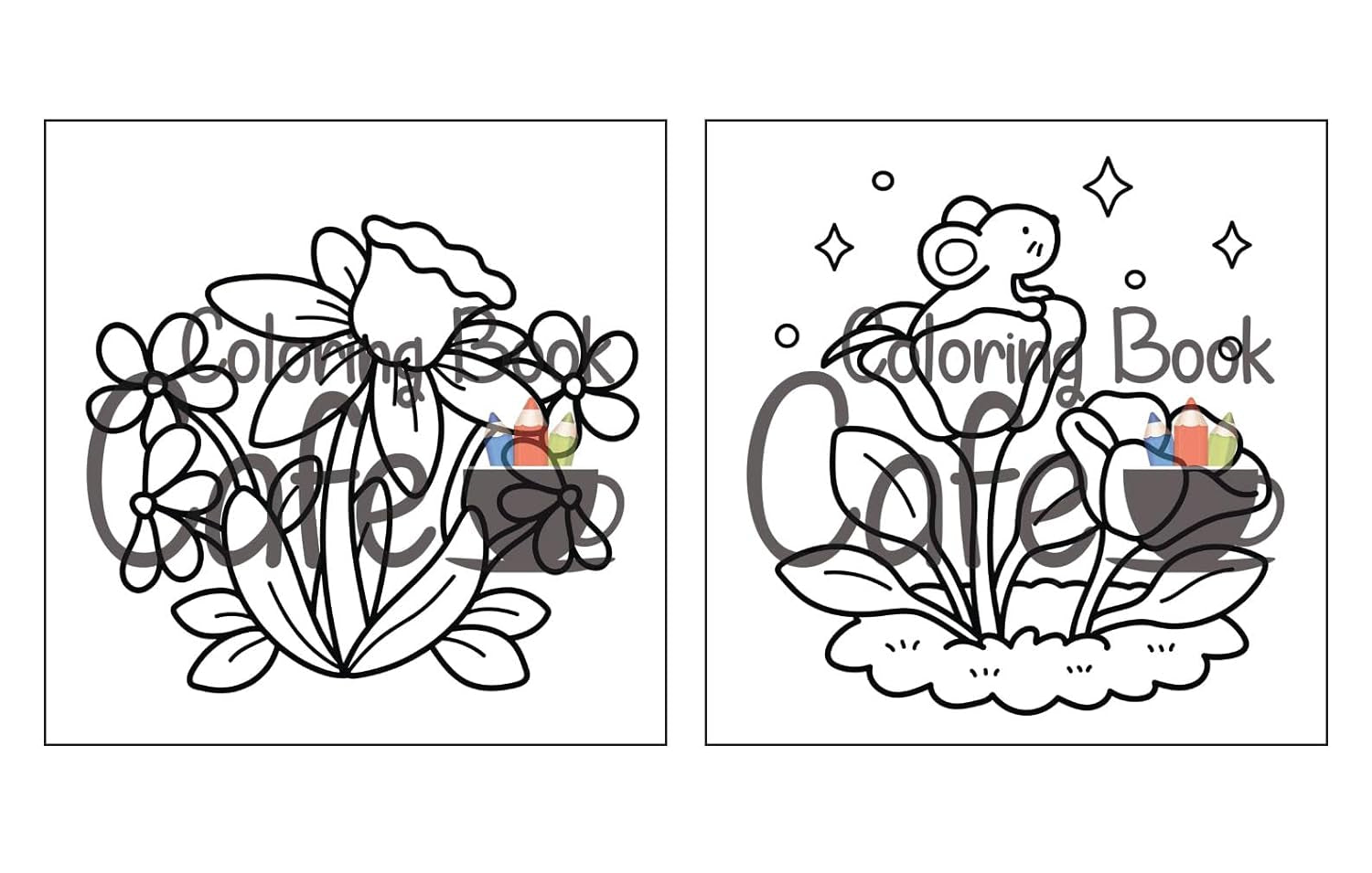 Cozy Spring: Cute Coloring Book for Adults & Teens with Easy and Bold Spring Inspired Designs (Bold and Easy Coloring Books)