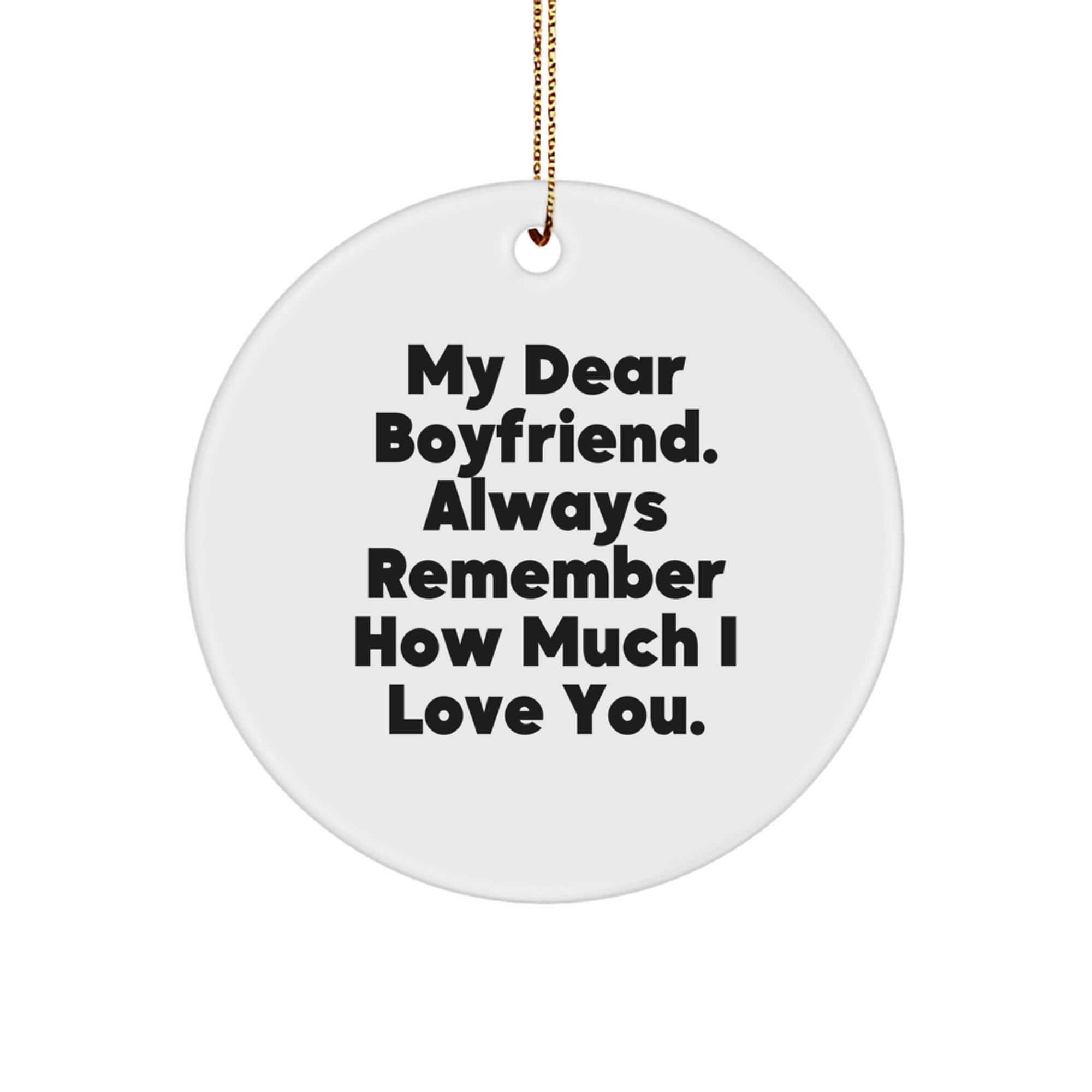 Boyfriend Favorite Christmas Ornament Holiday Keepsake Gift for Kids