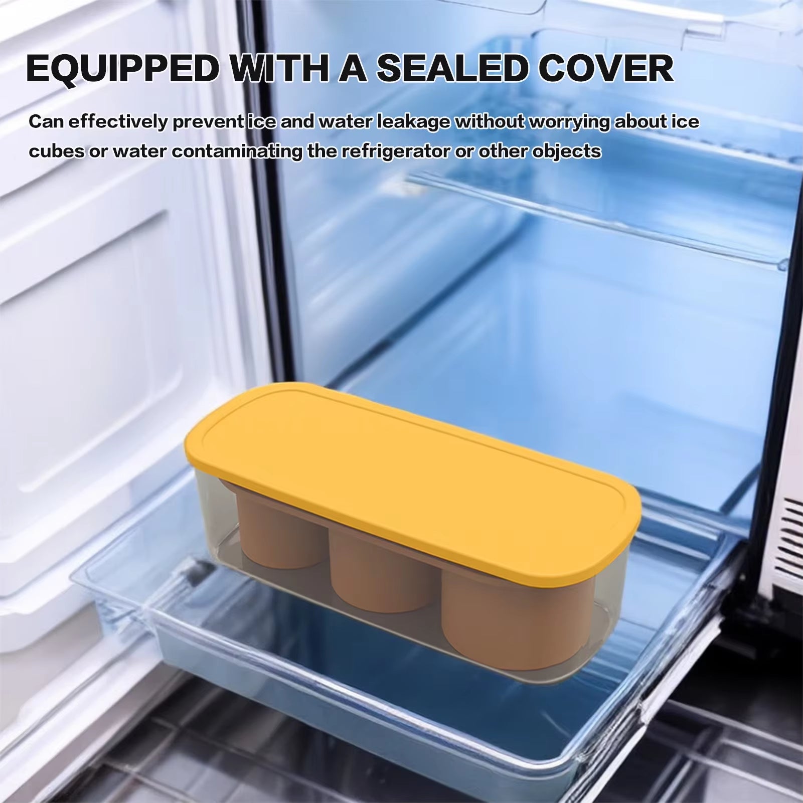 Tumbler Ice Cube Tray with Lid – Silicone Ice Mold for 30oz & 40oz Cups