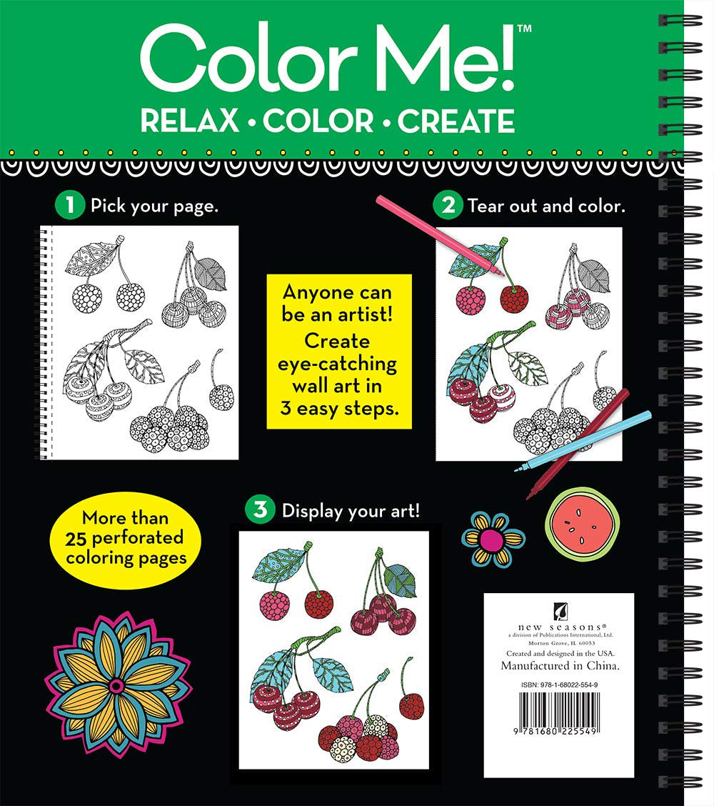Color Me! - Adult Coloring Book (Skull Cover - Includes a Variety of Images): - Relax - Color - Create