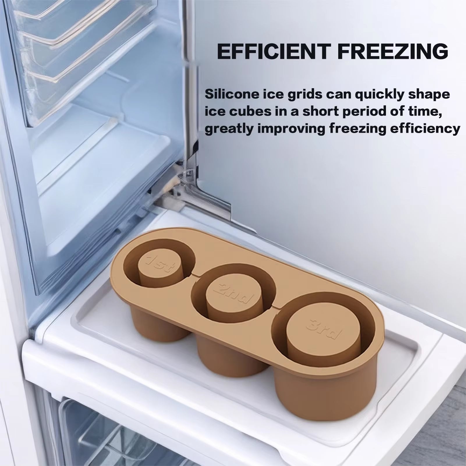 Tumbler Ice Cube Tray with Lid – Silicone Ice Mold for 30oz & 40oz Cups