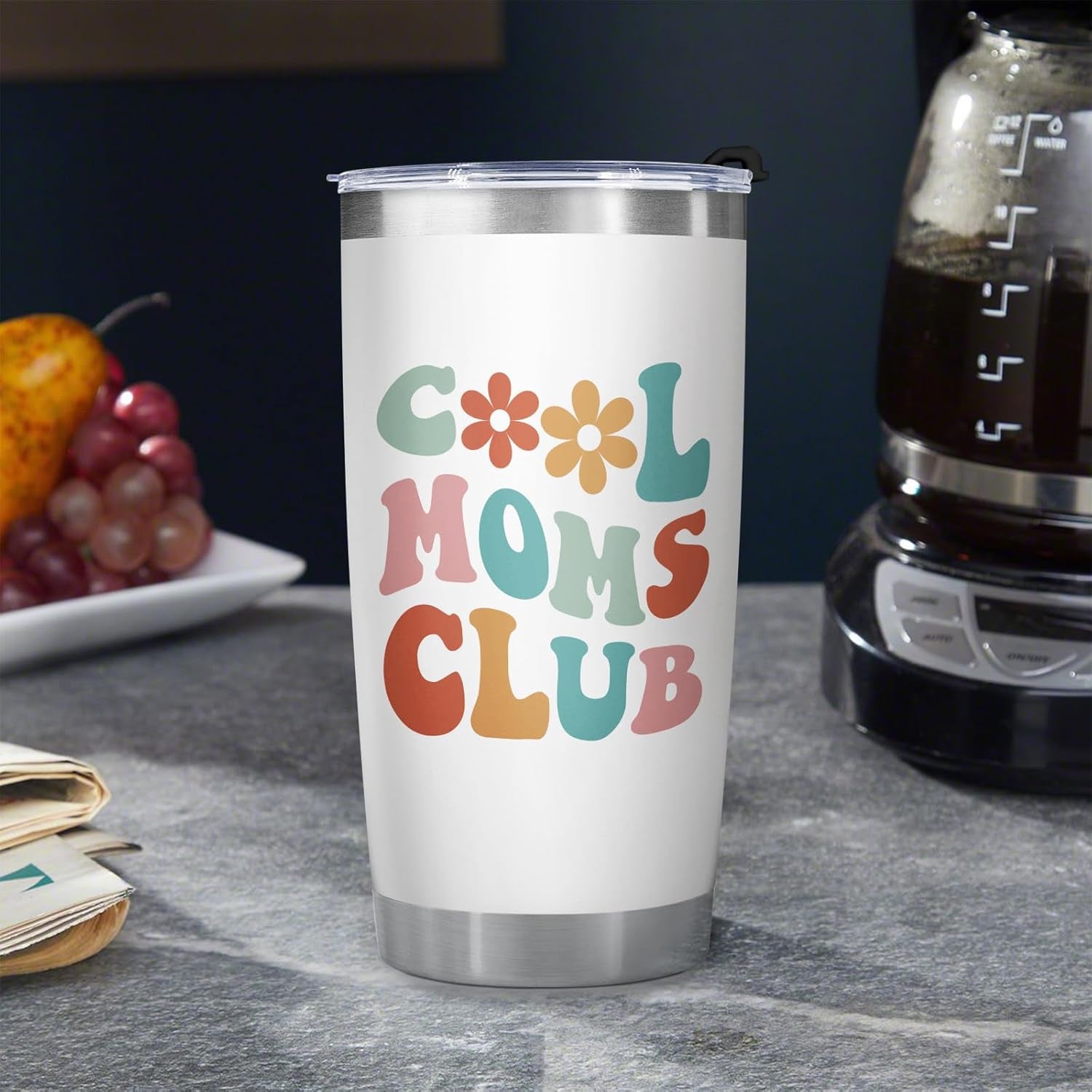 Mothers Day Mom Gifts Tumbler 20 Oz, Moms Birthday Gifts from Daughter Son, New Mom First Time Gift, Pregnancy Postpartum Gift for Women, Expecting Moms Christmas Coffee Cup