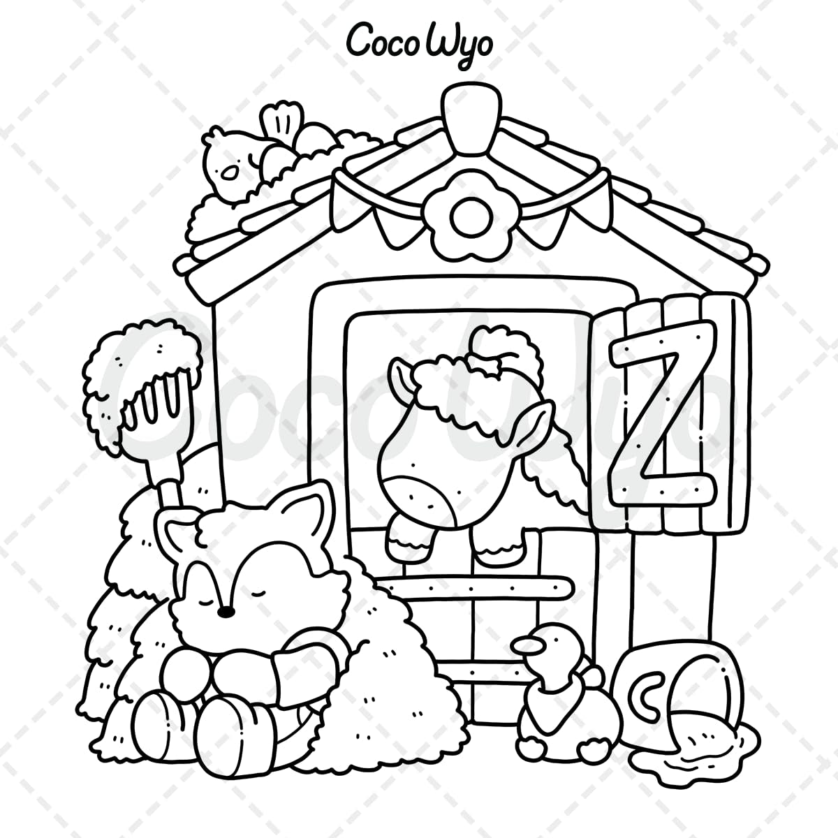 Little Cuddles: Coloring Book for Adults and Teens Featuring Cute Animal Friends for Relaxation