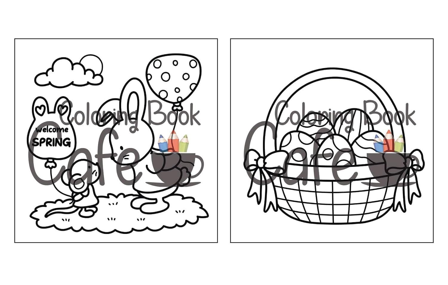 Cozy Spring: Cute Coloring Book for Adults & Teens with Easy and Bold Spring Inspired Designs (Bold and Easy Coloring Books)