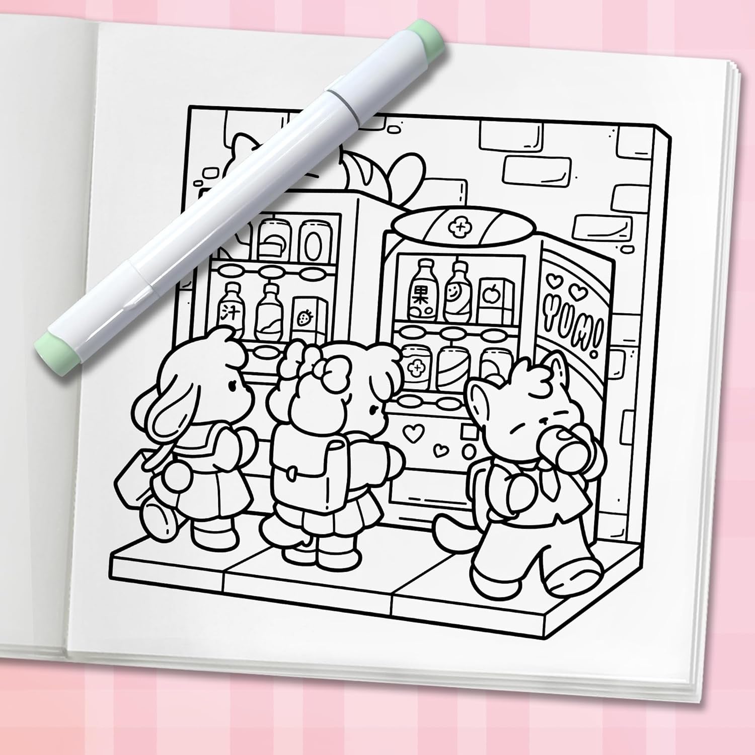 Cozy Japan: Cute Coloring Book for Adults and Teens with Charming Characters and Delightful Japanese Scenes for Relaxation (Comfy and Cozy Coloring Books)