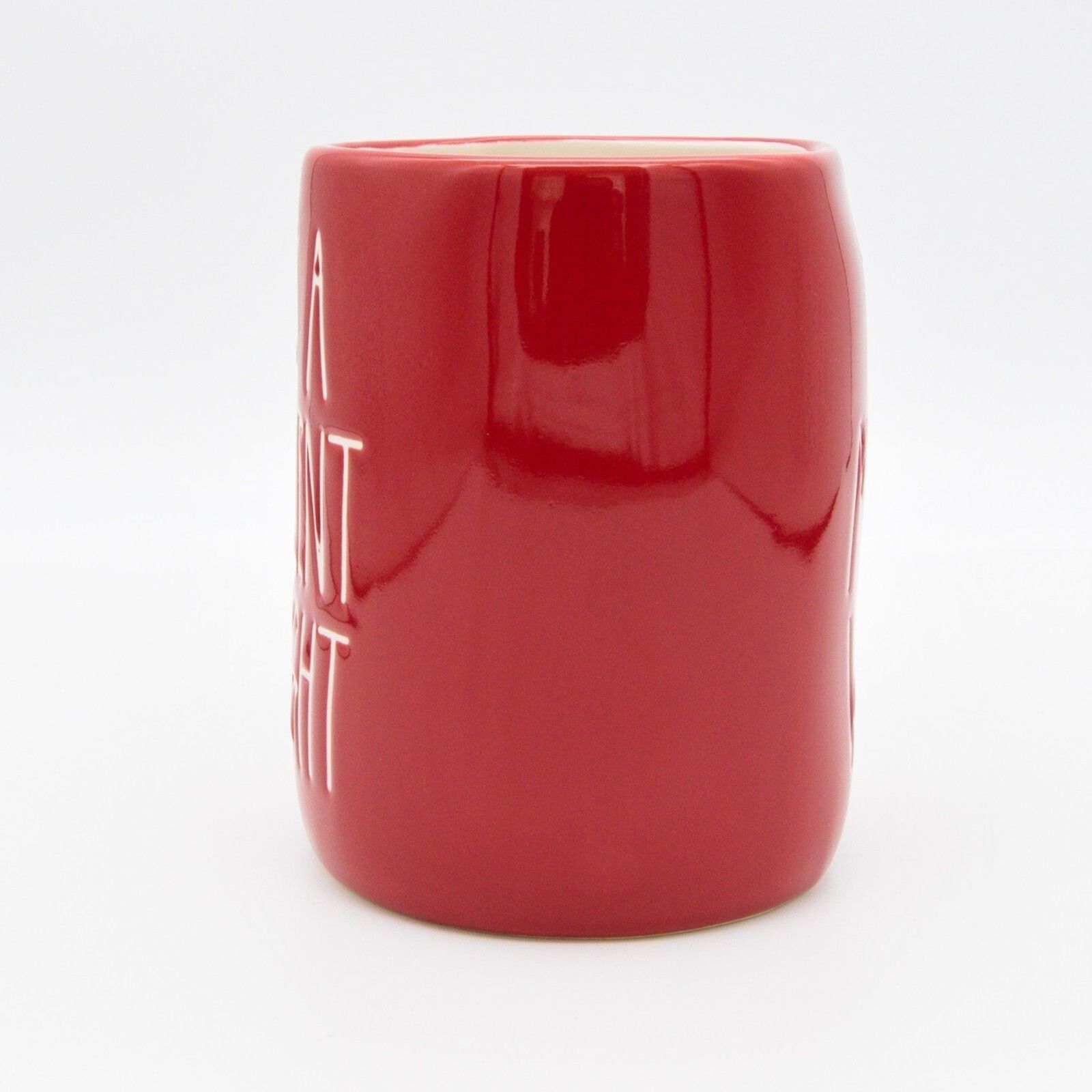 Red Rae Dunn Mug, All Mama Wants for Christmas 16oz Ceramic Coffee Cup Gift, New