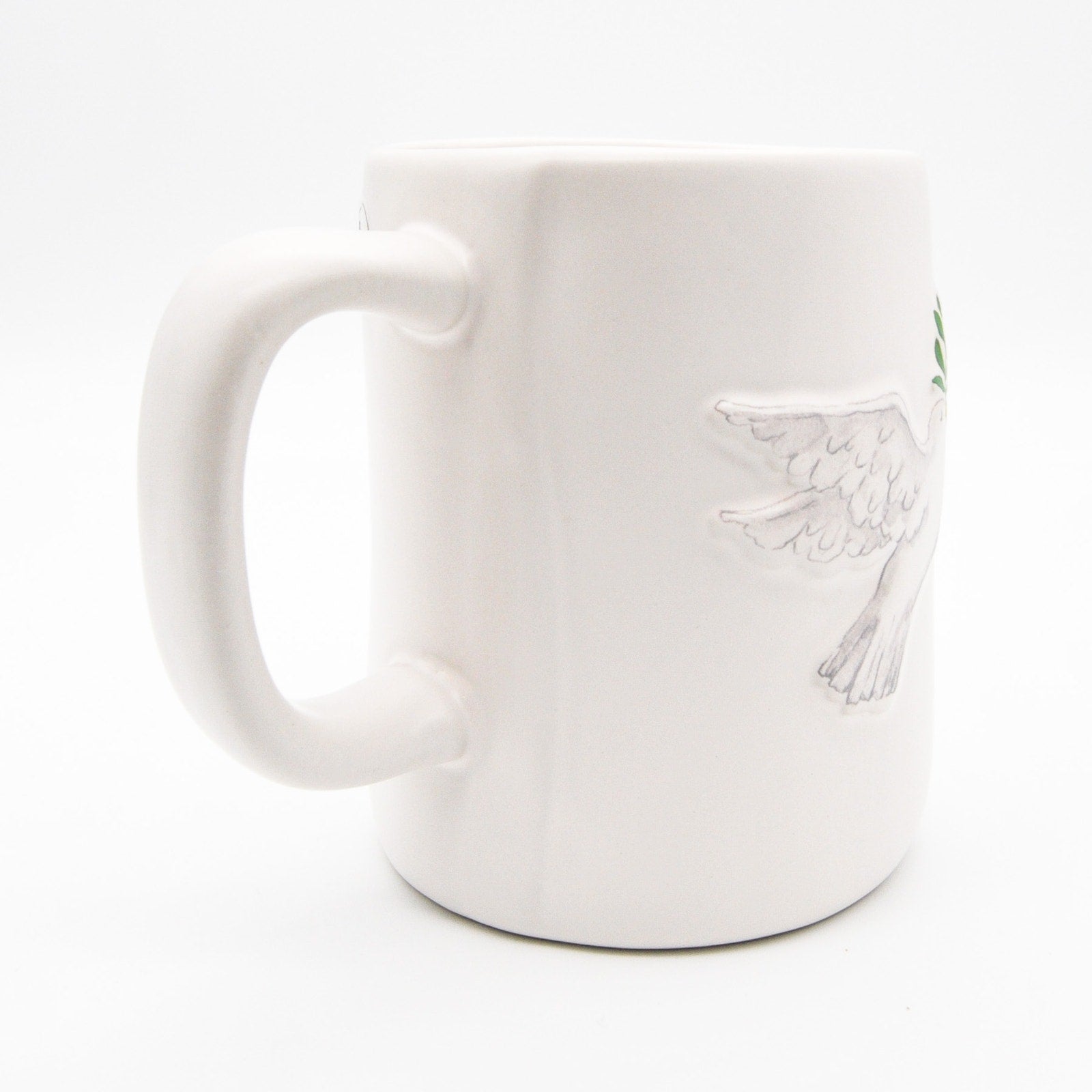 Rae Dunn Christian Mug, Glory In The Highest 16oz Double-Sided Ceramic Coffee Cup Christmas Gift, Brand New Item