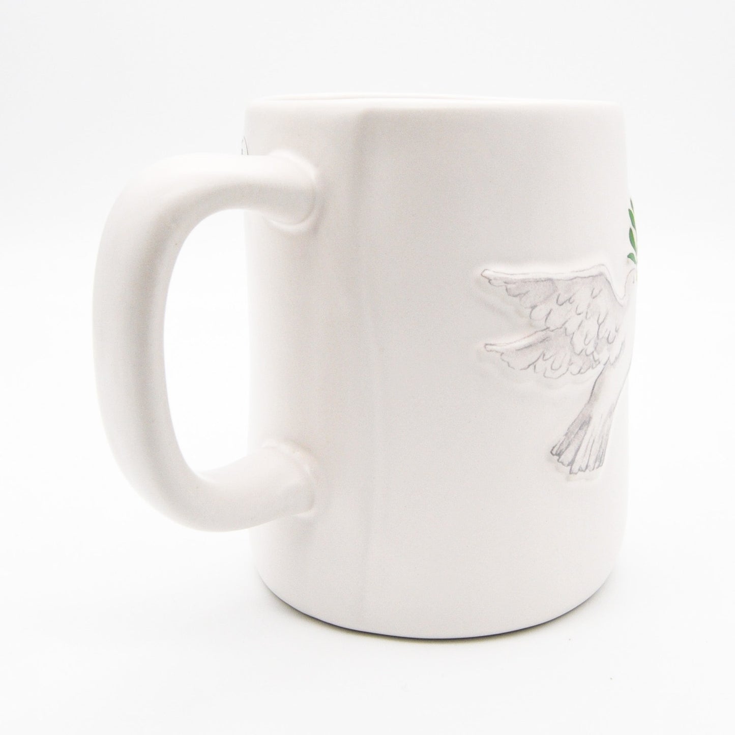 Rae Dunn Christian Mug, Glory In The Highest 16oz Double-Sided Ceramic Coffee Cup Christmas Gift, Brand New Item