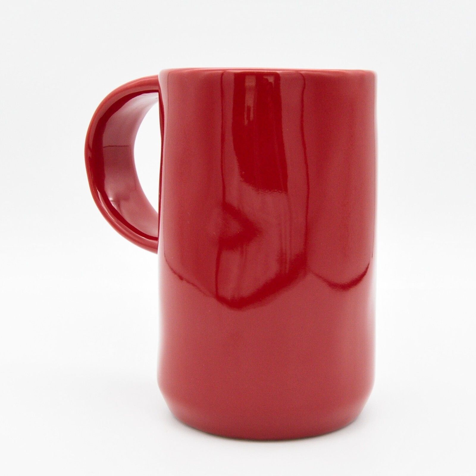 Red Rae Dunn Mug - "Hot Cocoa Weather" Tall 16oz Ceramic Hot Chocolate Cup - New