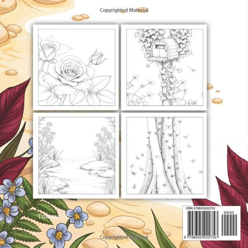 Relaxing Flowers: Relax and Unwind with Beautiful Flower Designs: a Coloring Book for Adults (Peaceful and Relaxing)