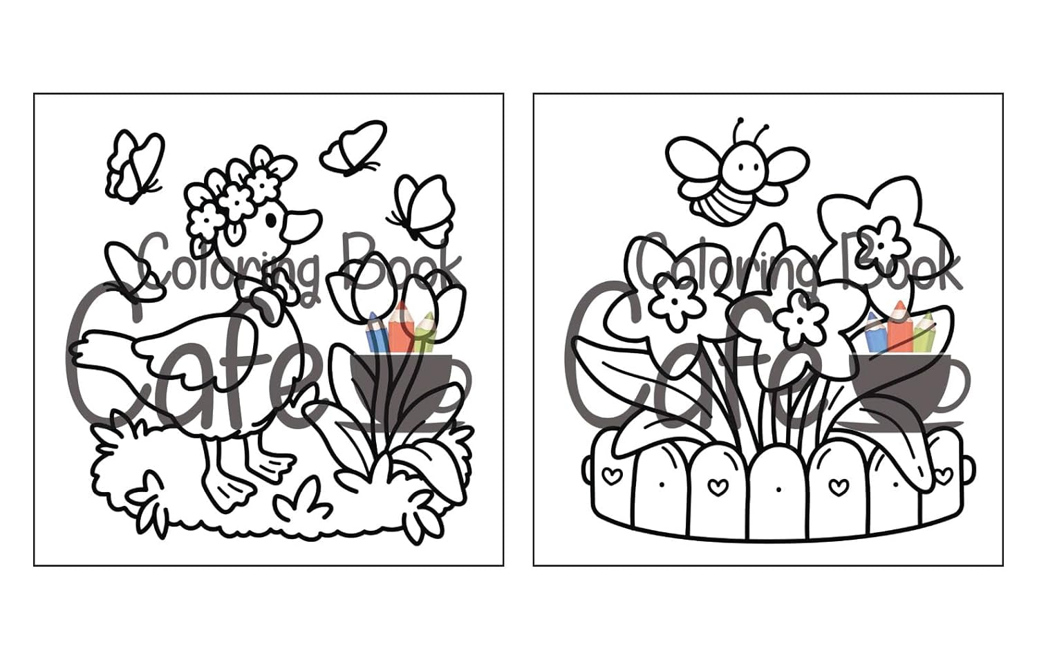 Cozy Spring: Cute Coloring Book for Adults & Teens with Easy and Bold Spring Inspired Designs (Bold and Easy Coloring Books)