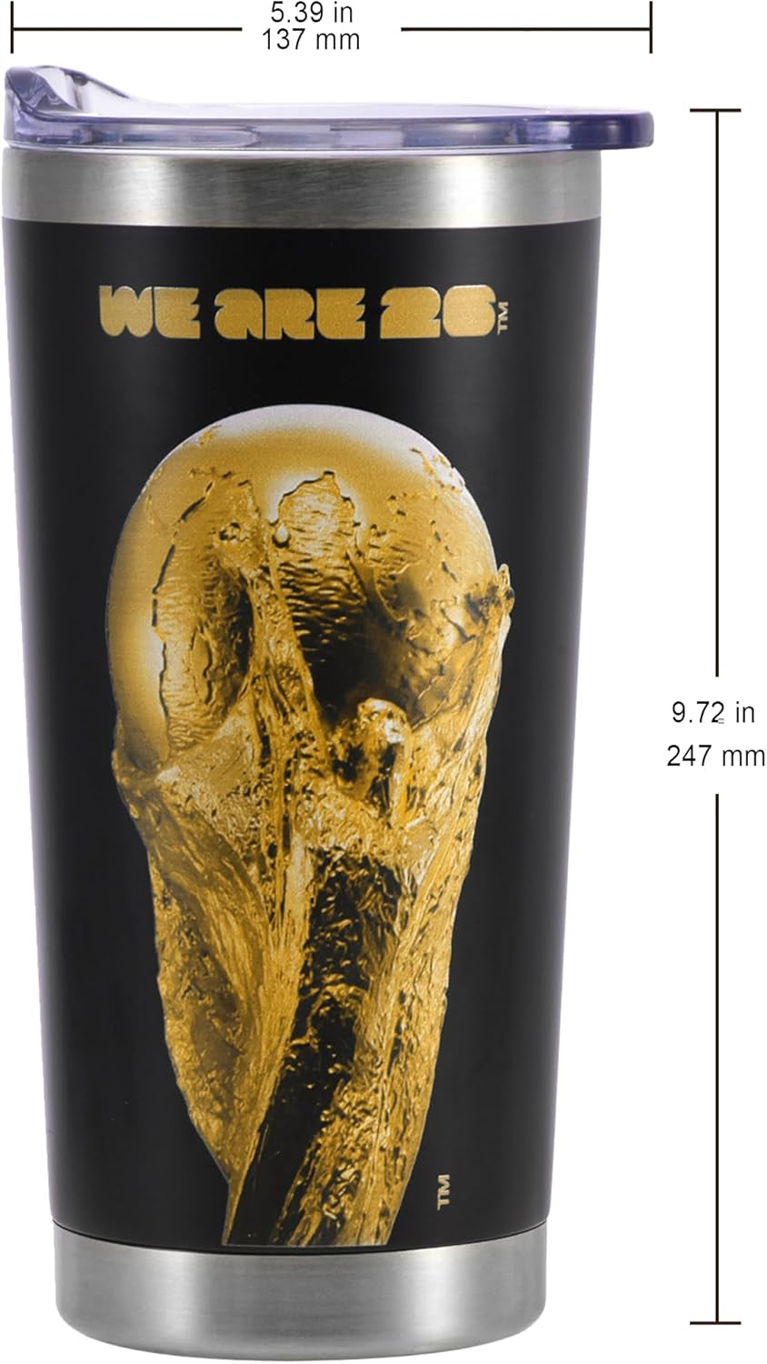 Official FIFA World Cup 2026 Tumbler – 18oz Insulated Travel Mug