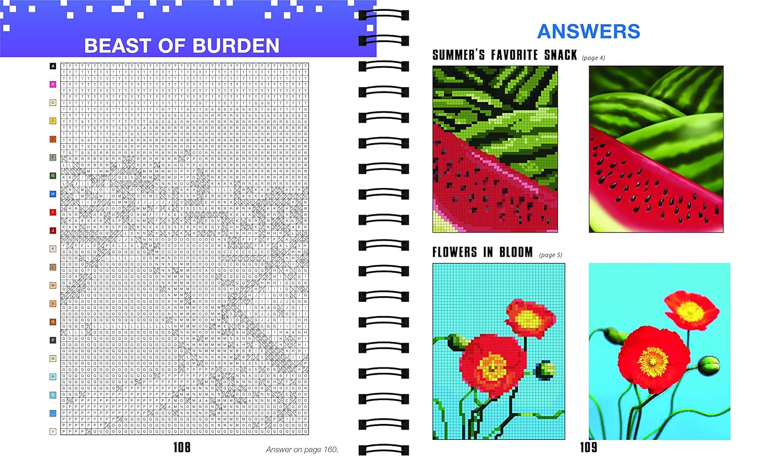 Brain Games - Pixel Pictures: 104 Pictures to Color by Squares