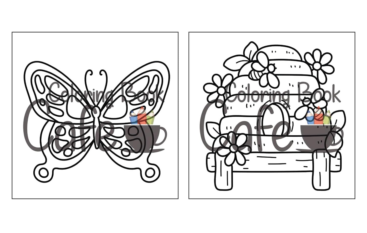 Cozy Spring: Cute Coloring Book for Adults & Teens with Easy and Bold Spring Inspired Designs (Bold and Easy Coloring Books)