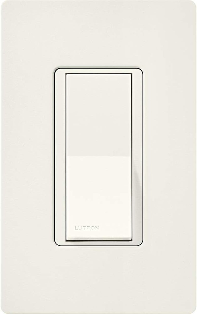 Lutron Claro 15 Amp 3-Way Rocker Switch, SC-3PS-BI, Biscuit