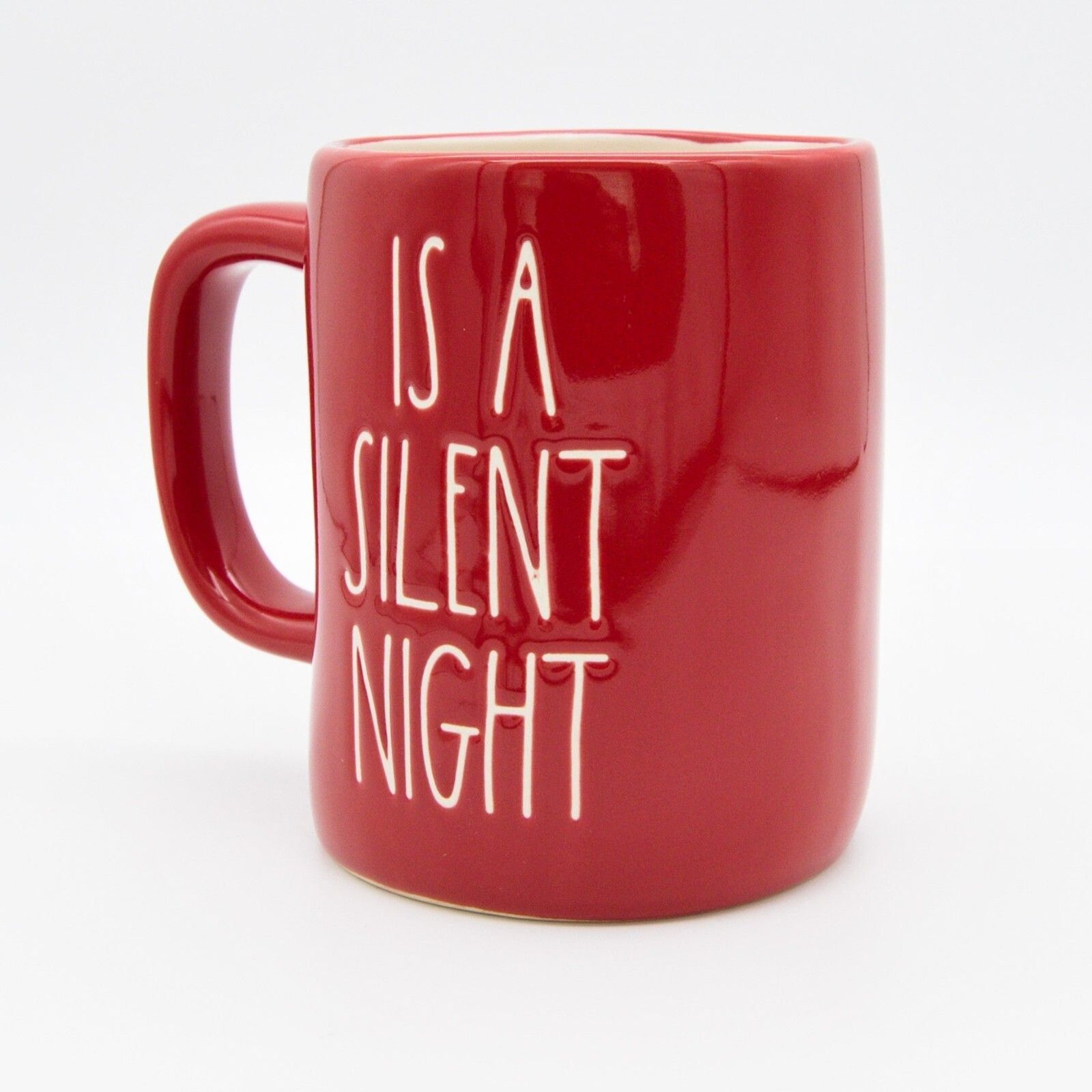 Red Rae Dunn Mug, All Mama Wants for Christmas 16oz Ceramic Coffee Cup Gift, New