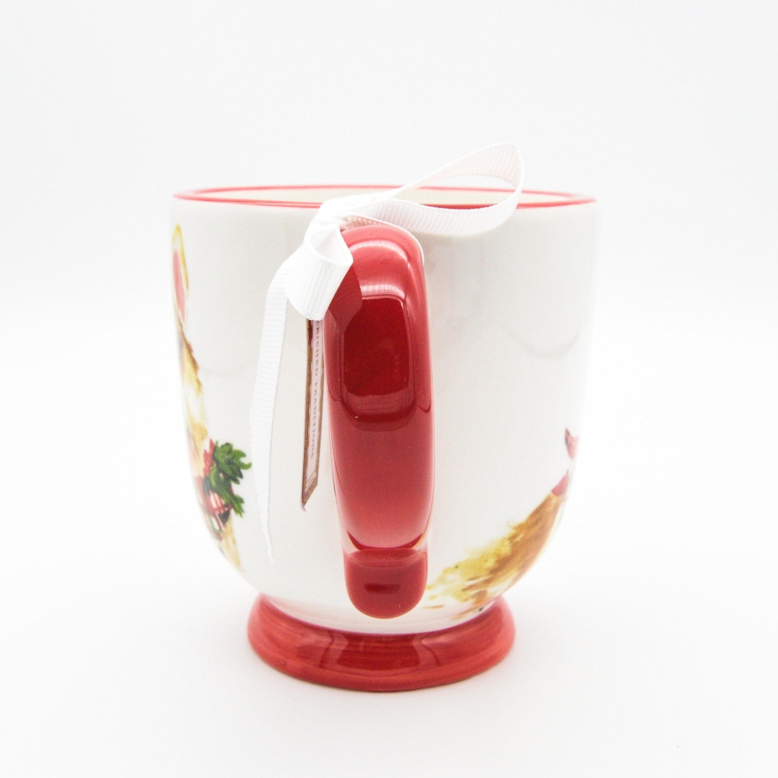 Christmas Corgi Mug, 16oz Ceramic Coffee Cup for Corgi Dog Lovers by Potter's Studio