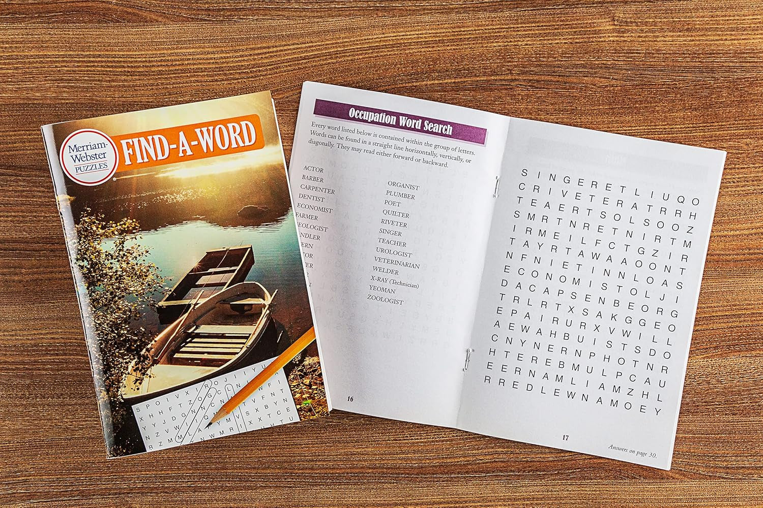 Merriam-Webster Puzzles 10 Booklet Set (Brain Games)