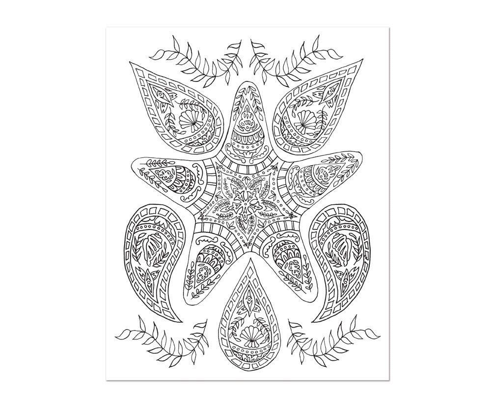 Color & Frame - by the Sea (Adult Coloring Book)