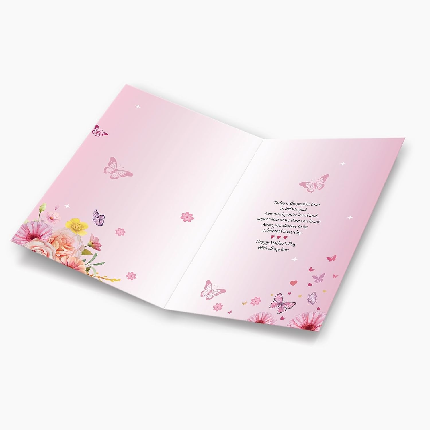 Mothers Day Gifts from Daughter，Happy Mothers Day Card,8X5.3 Inches,Quick-Dry,Eco-Friendly